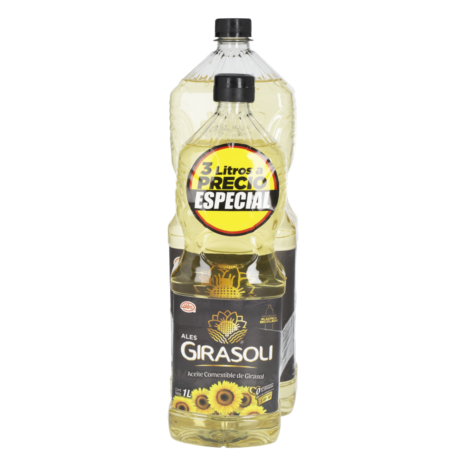 Aceite Comestible Pack  2Lt+1Lt GIRASOLI 2000 Ml