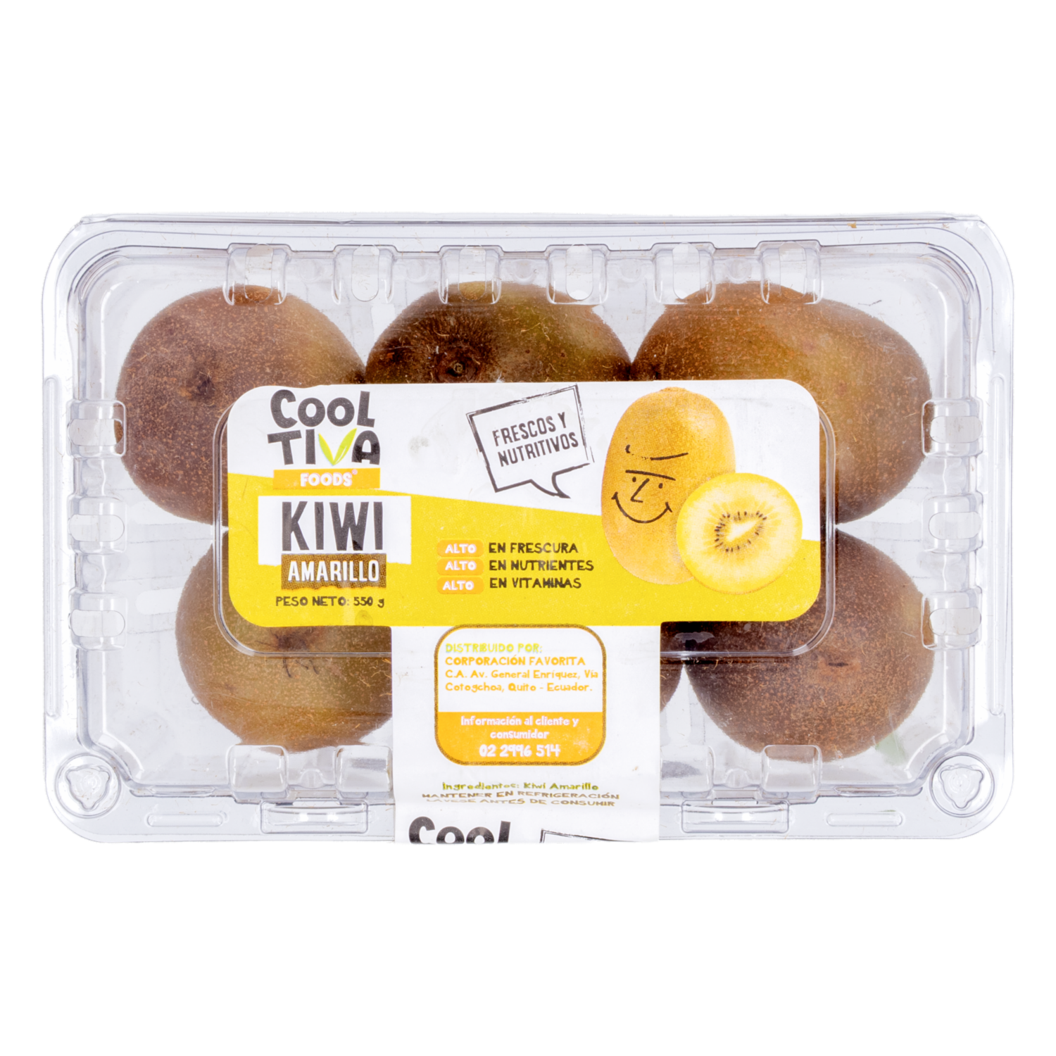 Kiwi Amarillo Maduro COOLTIVA 550 G