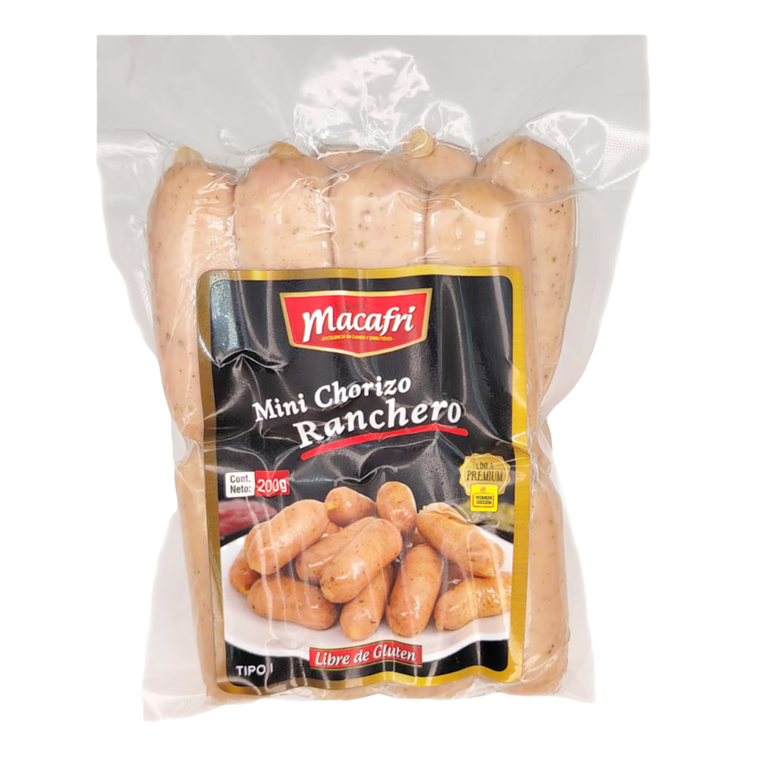 Mini Chorizo Ranchero Tipo 1 MACAFRI 200 G