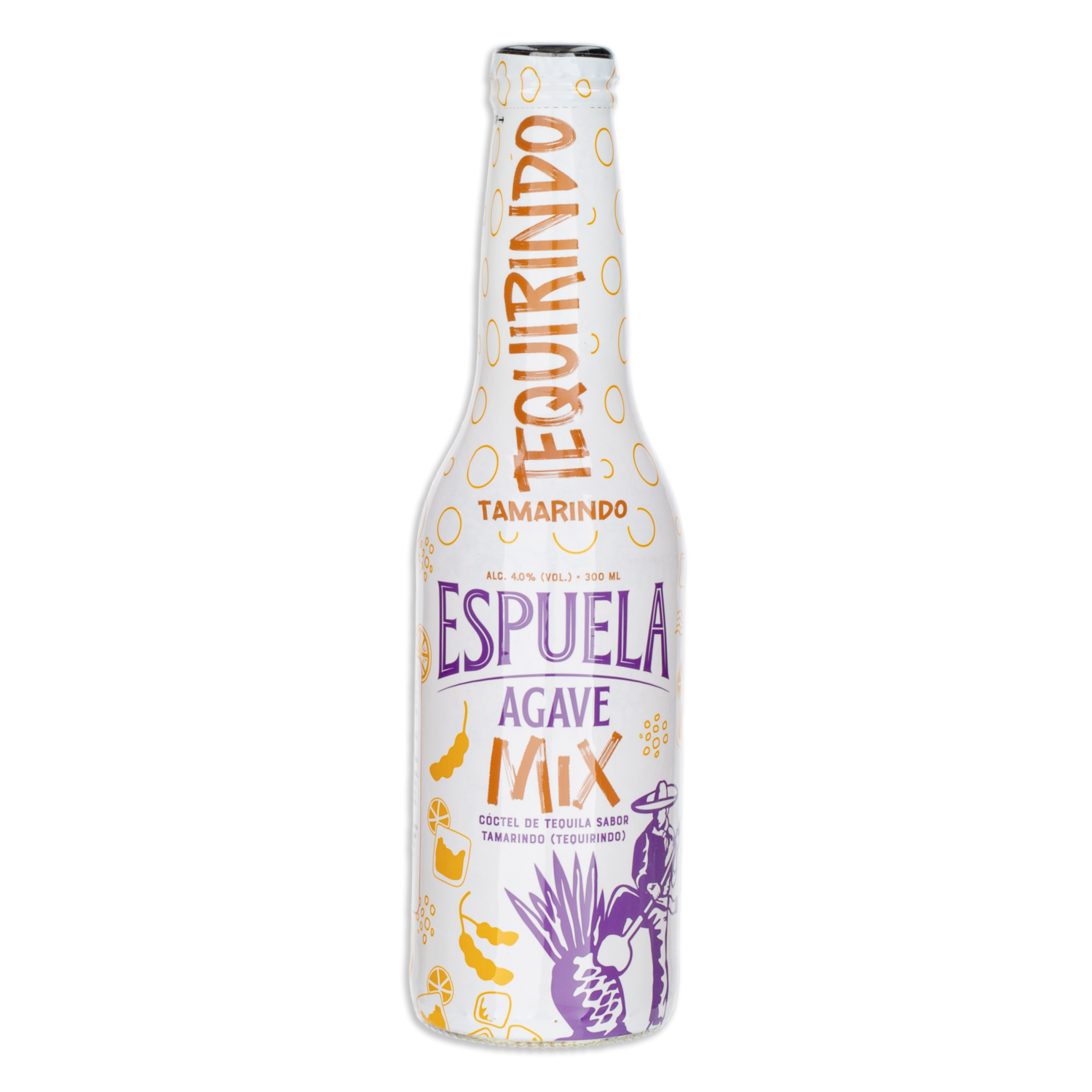 Coctel De Tequila Sabor A Tamarindo ESPUELA AGAVE 300 Ml