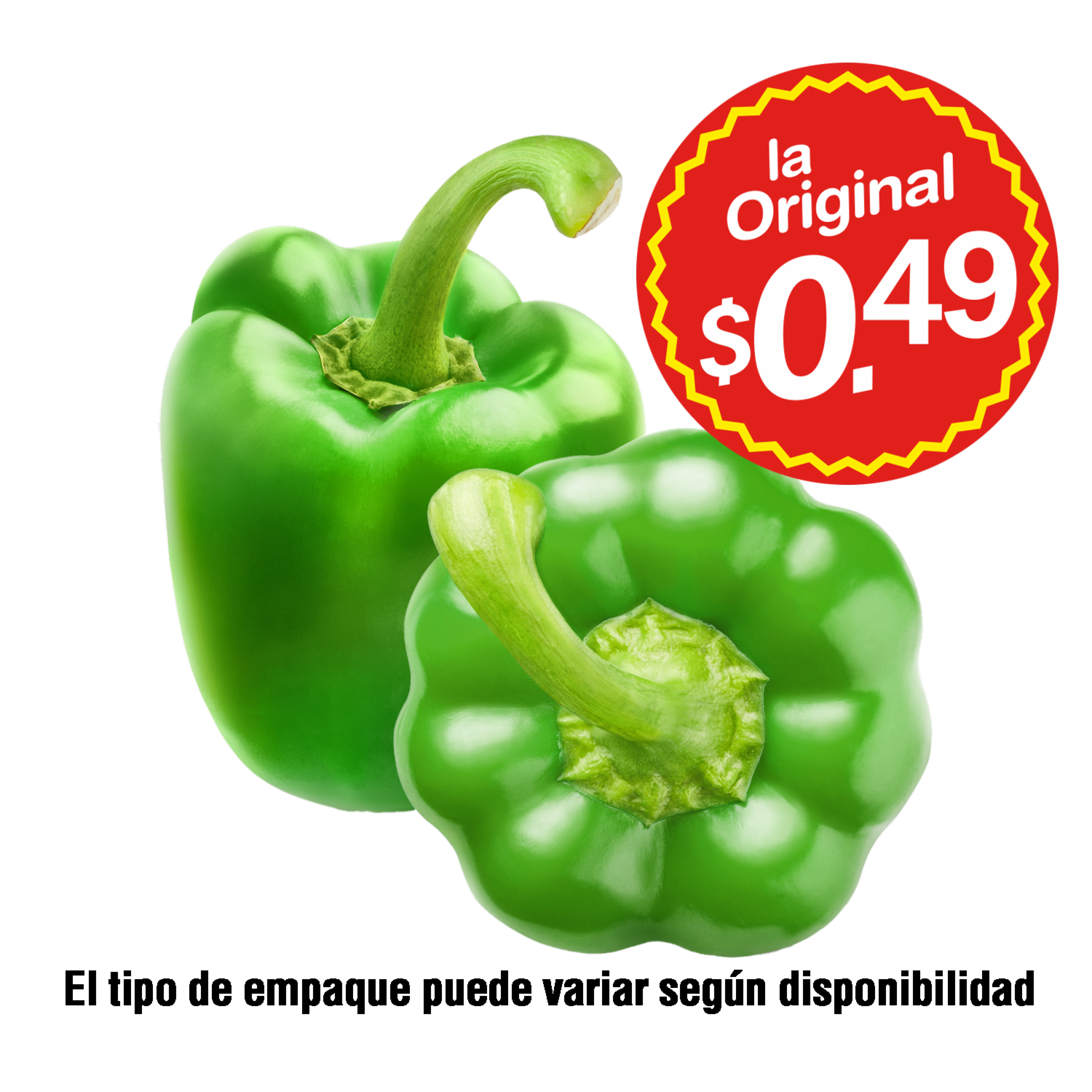 Pimiento Verde LA ORIGINAL 500 G