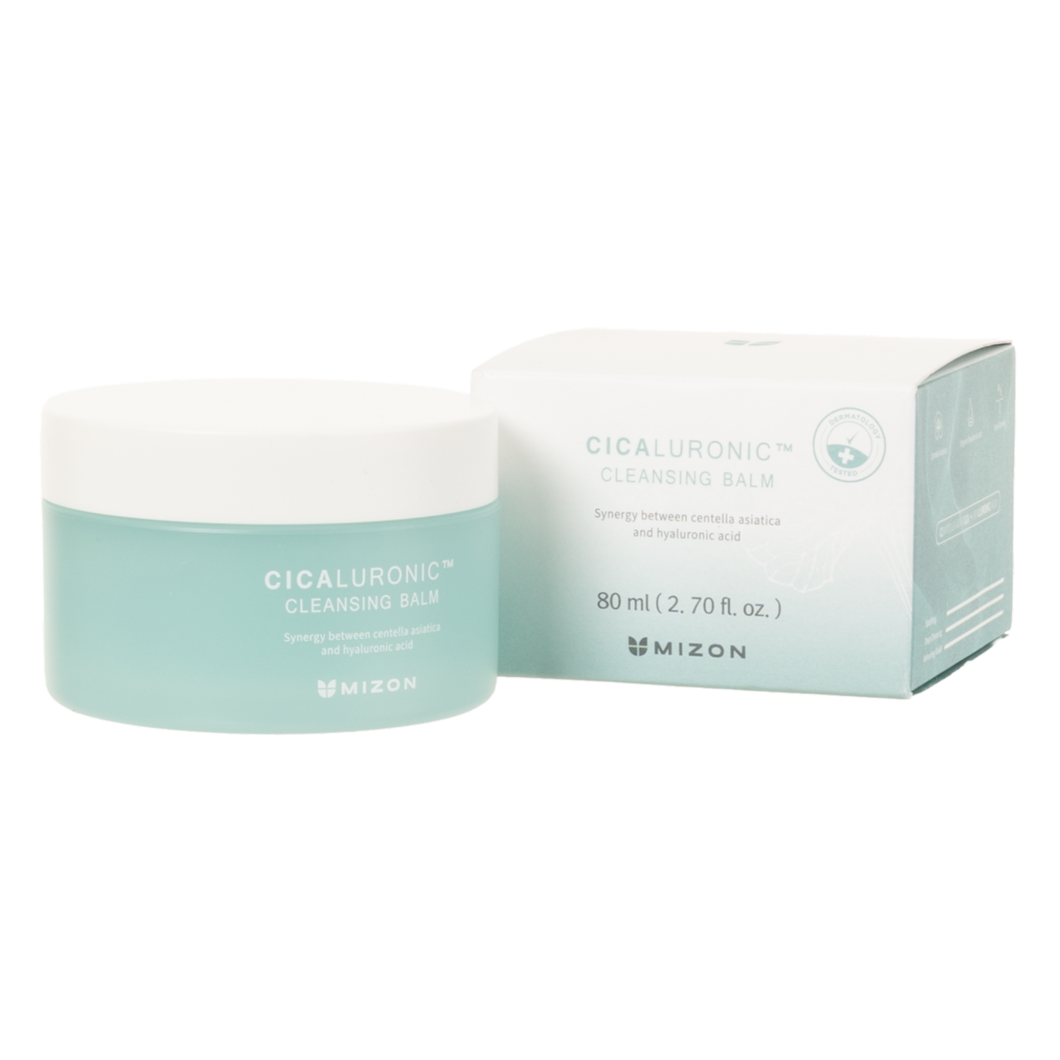 Limpiador Facial Bálsamo Cicaluronic Con Centella Asiática y Ácido Hialurónico MIZON 80 Ml