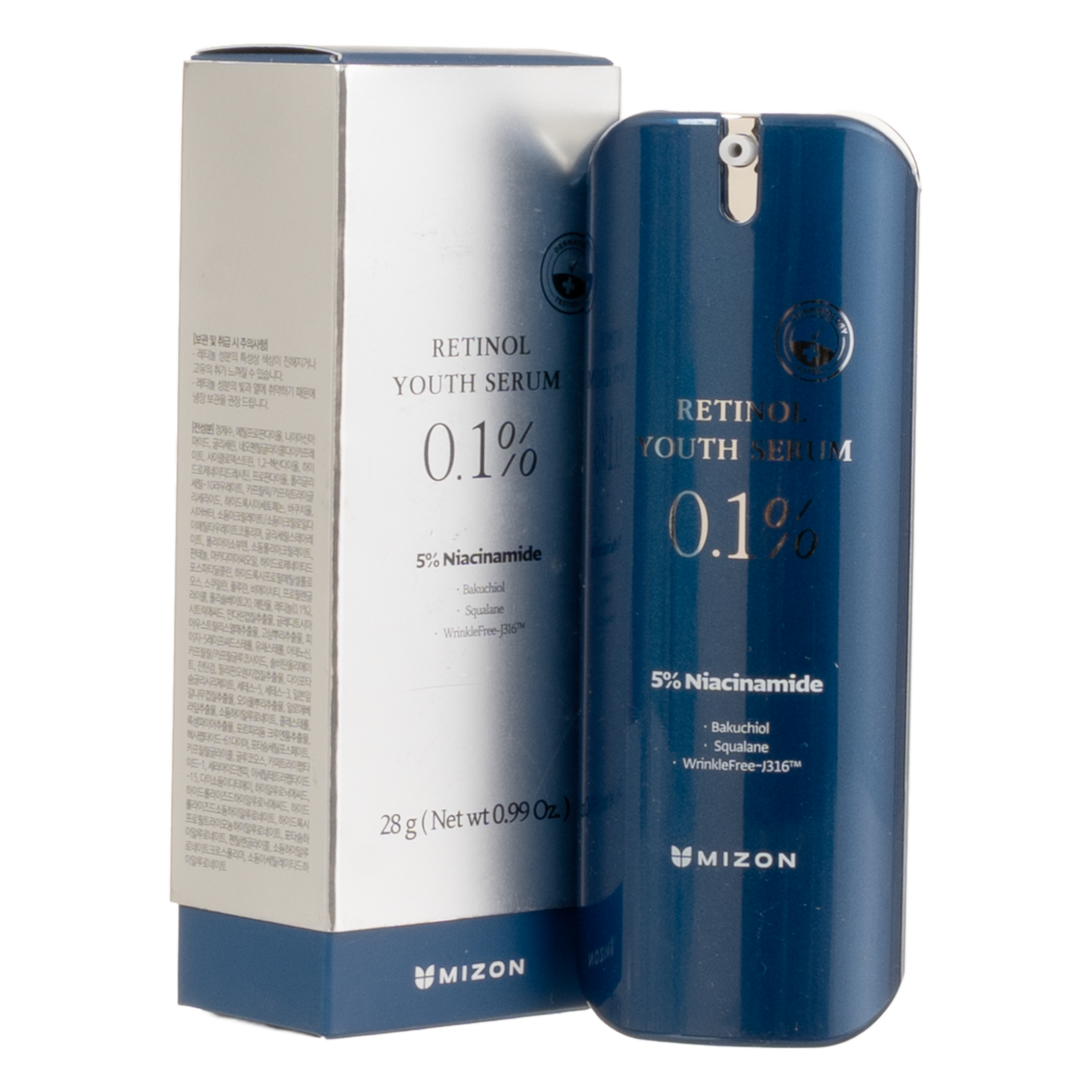 Sérum Facial Rejuvenecedor Con Retinol al 0,1 % MIZON 28 G