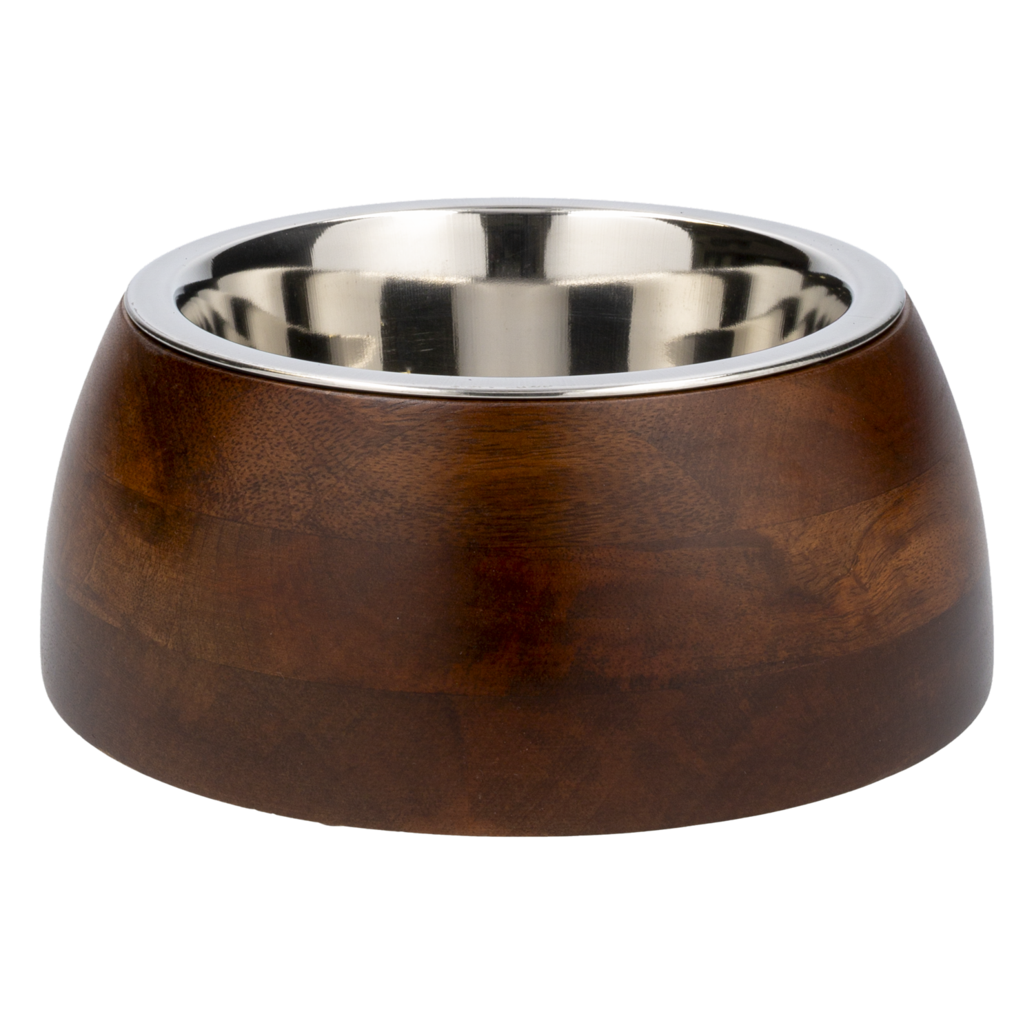 Plato Para Mascota De Maderatilt Espresso Wooden Single Diners KUMAR Unidad