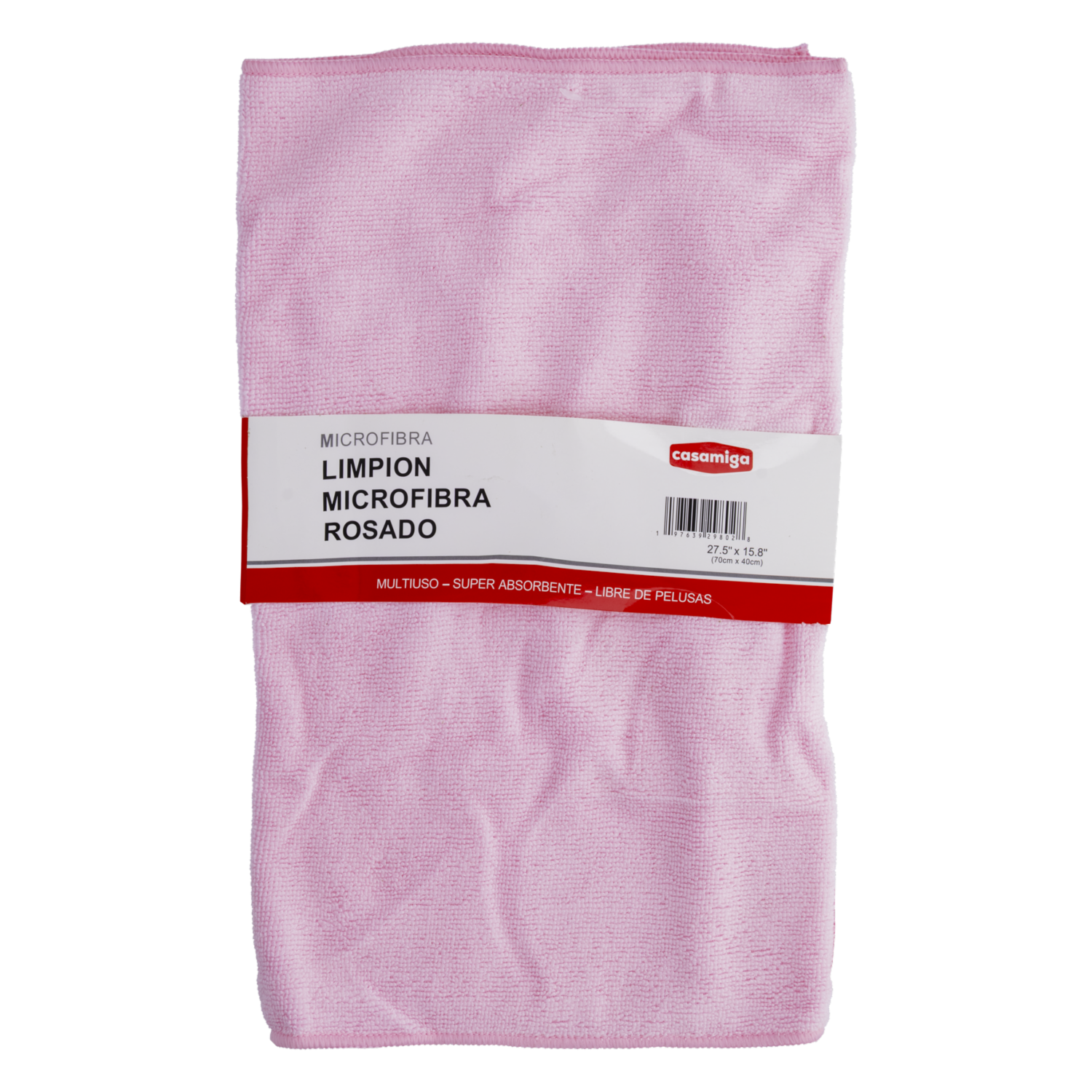 Limpión De Microfibra Rosado CASAMIGA 70X40 Cm