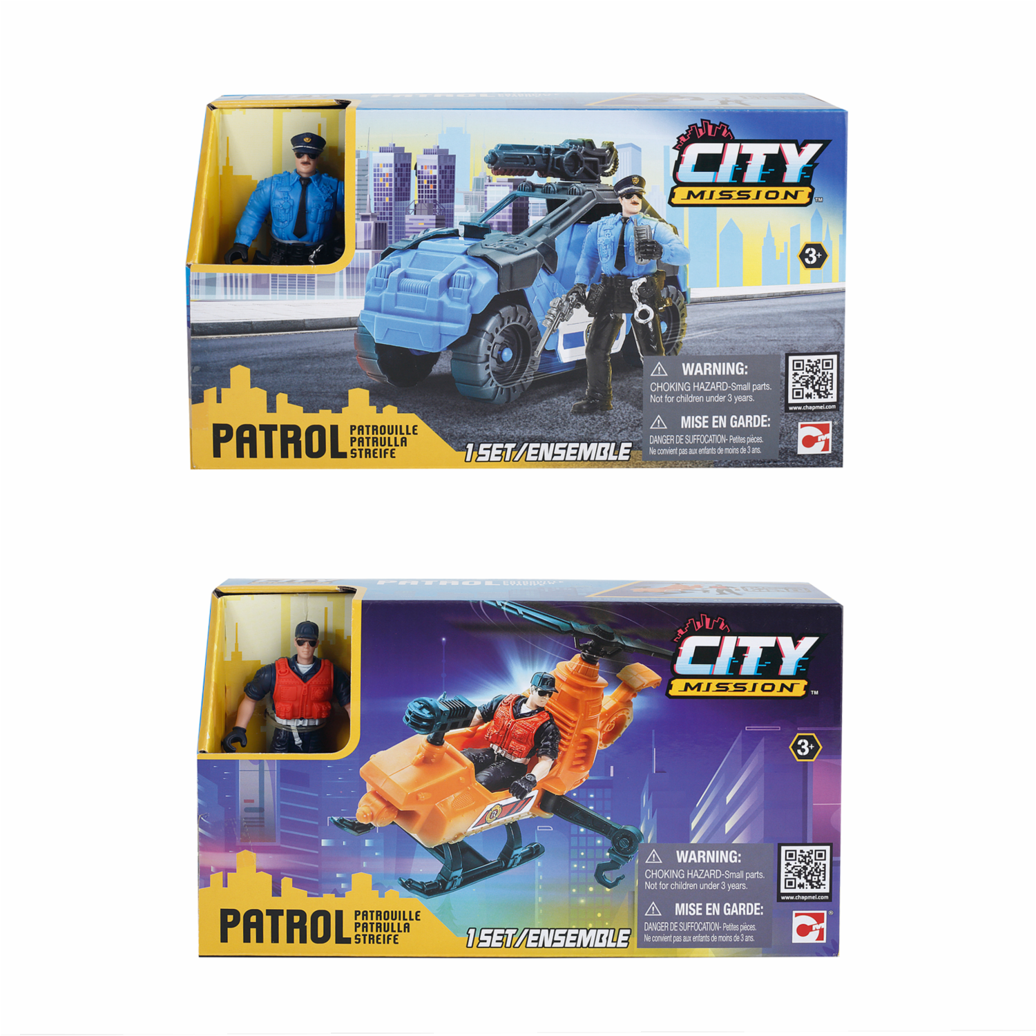 Set De Juego Patrullaje CITY MISSION Modelos Surtidos