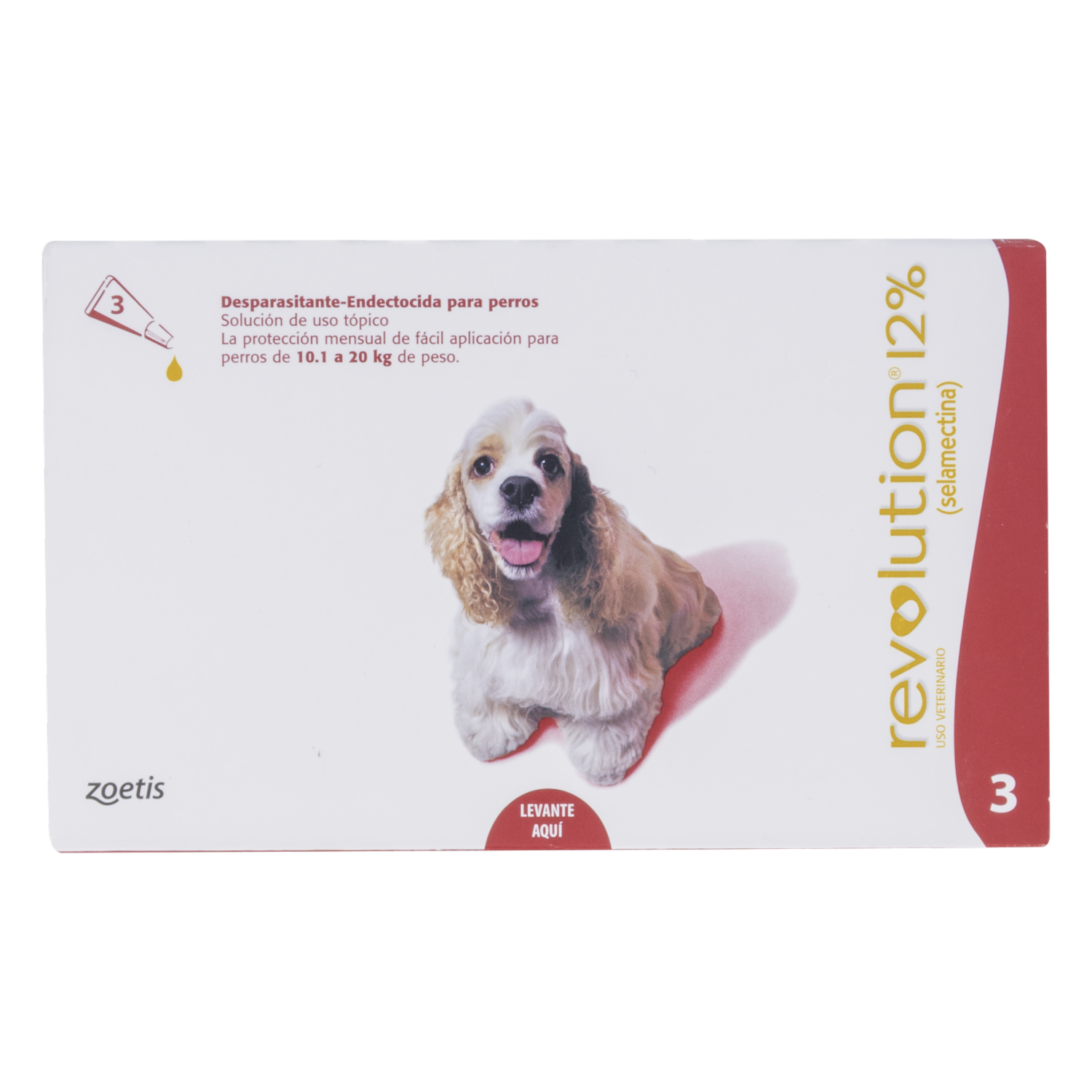 Antiparasitario Endectosida Para Perros De 10.1 A 20 Kg De Peso ZOETIS 1 Ml