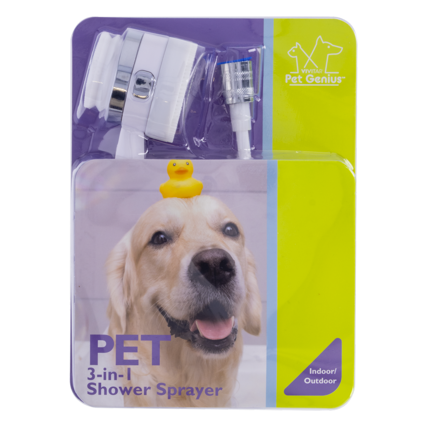 Ducha Con Adaptador 3 En 1 PET GENIUS Unidad