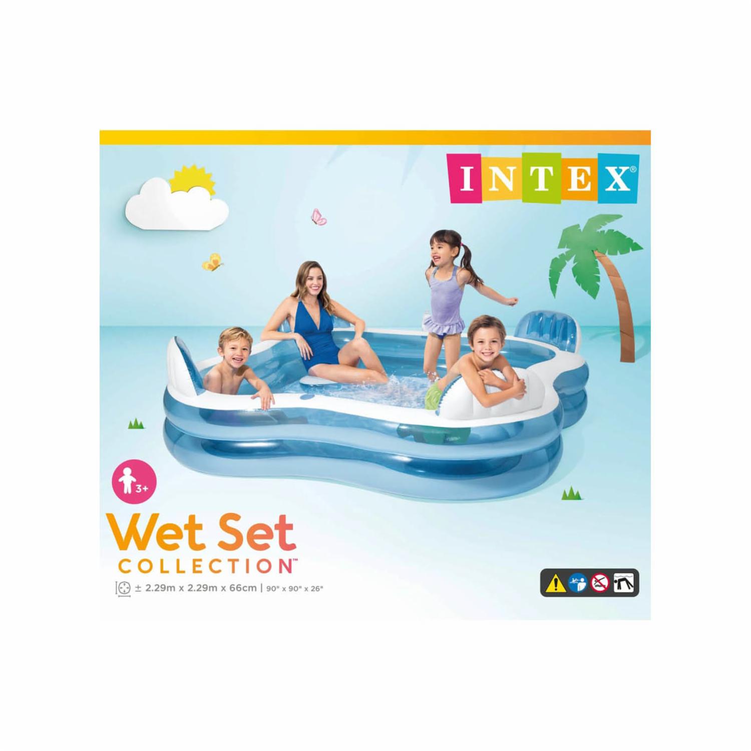 Piscina Inflable Familiar INTEX Con Asientos