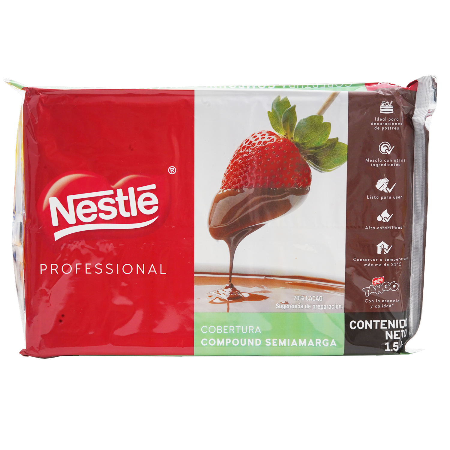 Chocolate Compound Semiamarga NESTLÉ 1.5 Kg