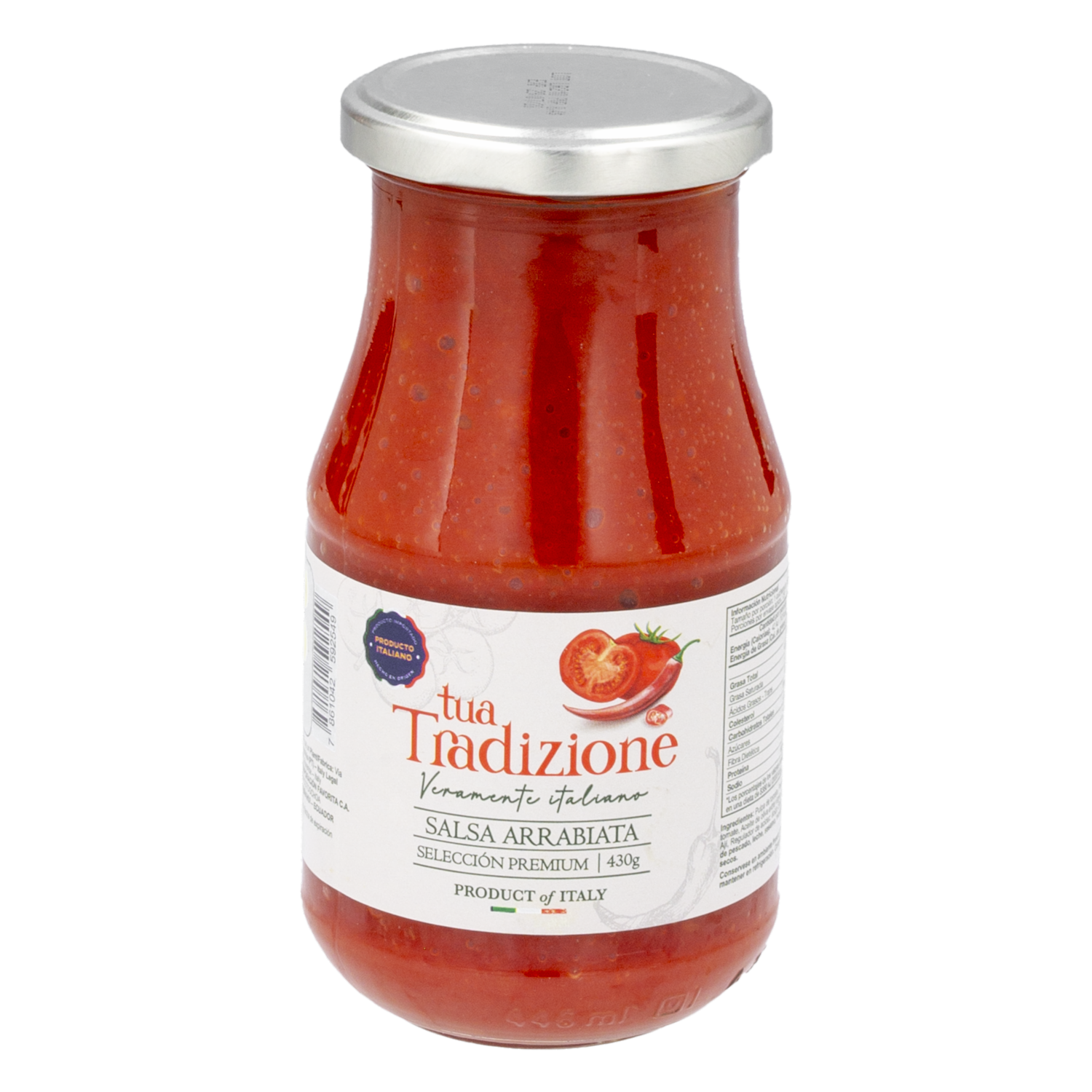 Pasta De Tomate Picante TUA TRADIZIONE 430 G