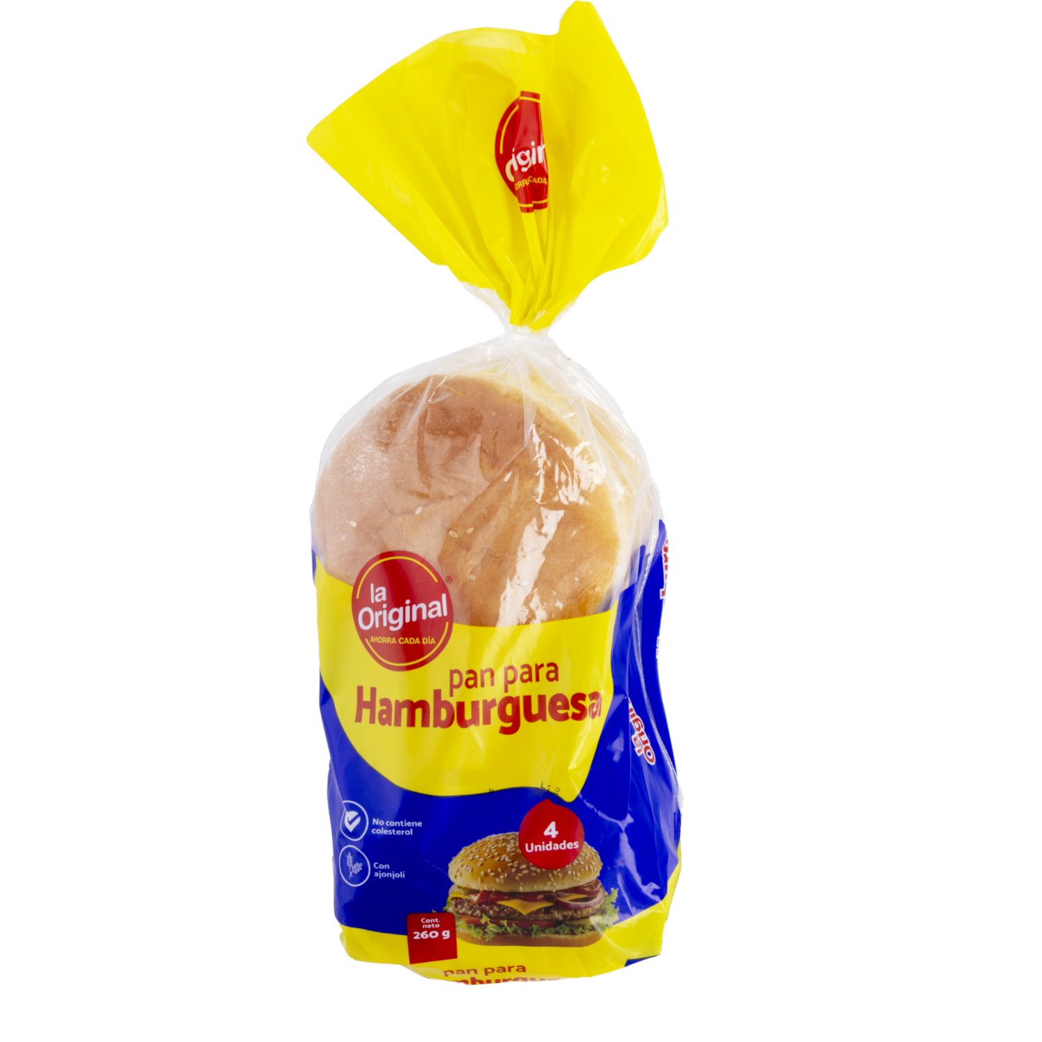 Pan Para Hamburguesa LA ORIGINAL 260 G