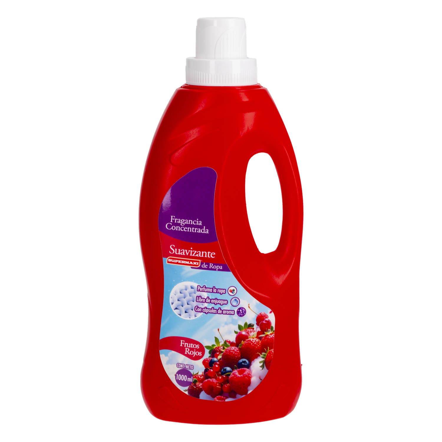 Suavizante Fragancia Frutos Rojos SUPERMAXI 1000 Ml