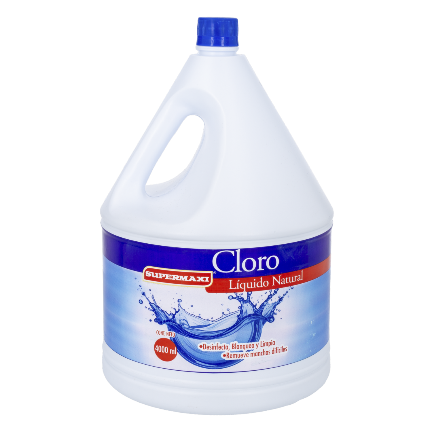 Cloro Líquido Natural SUPERMAXI 4000 Ml