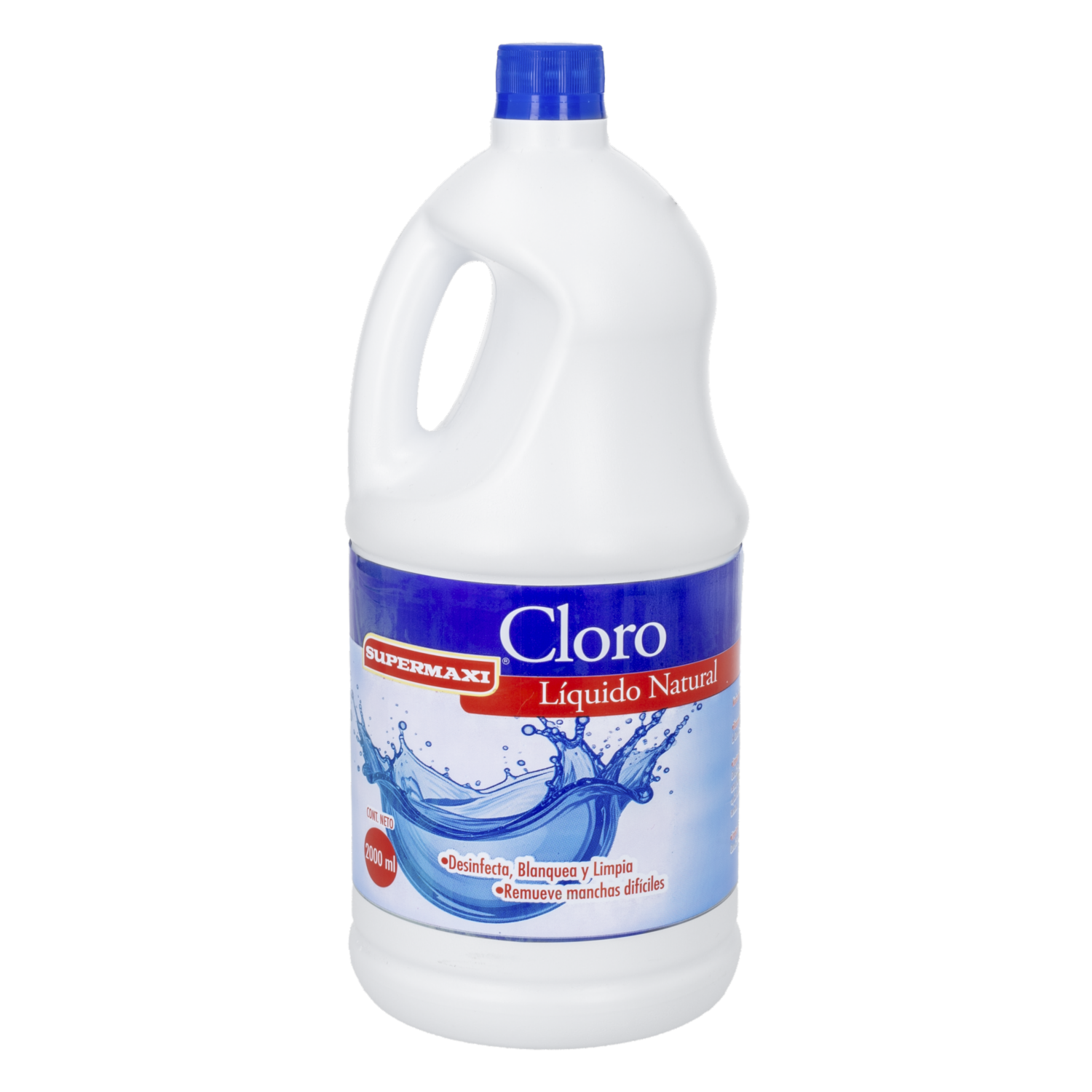 Cloro Líquido Natural SUPERMAXI 2000 Ml