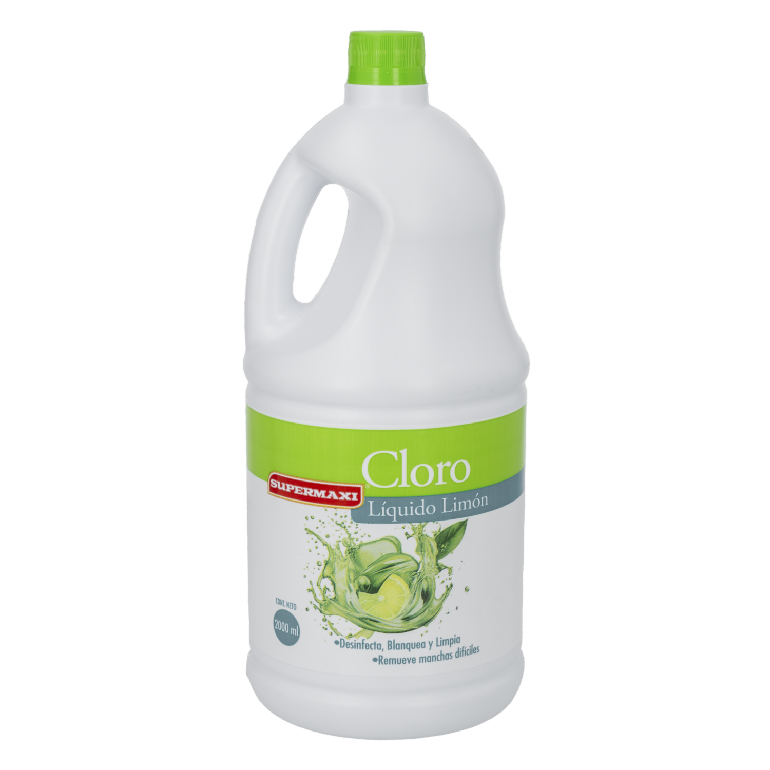 Cloro LíquidoLimón SUPERMAXI 2000 Ml