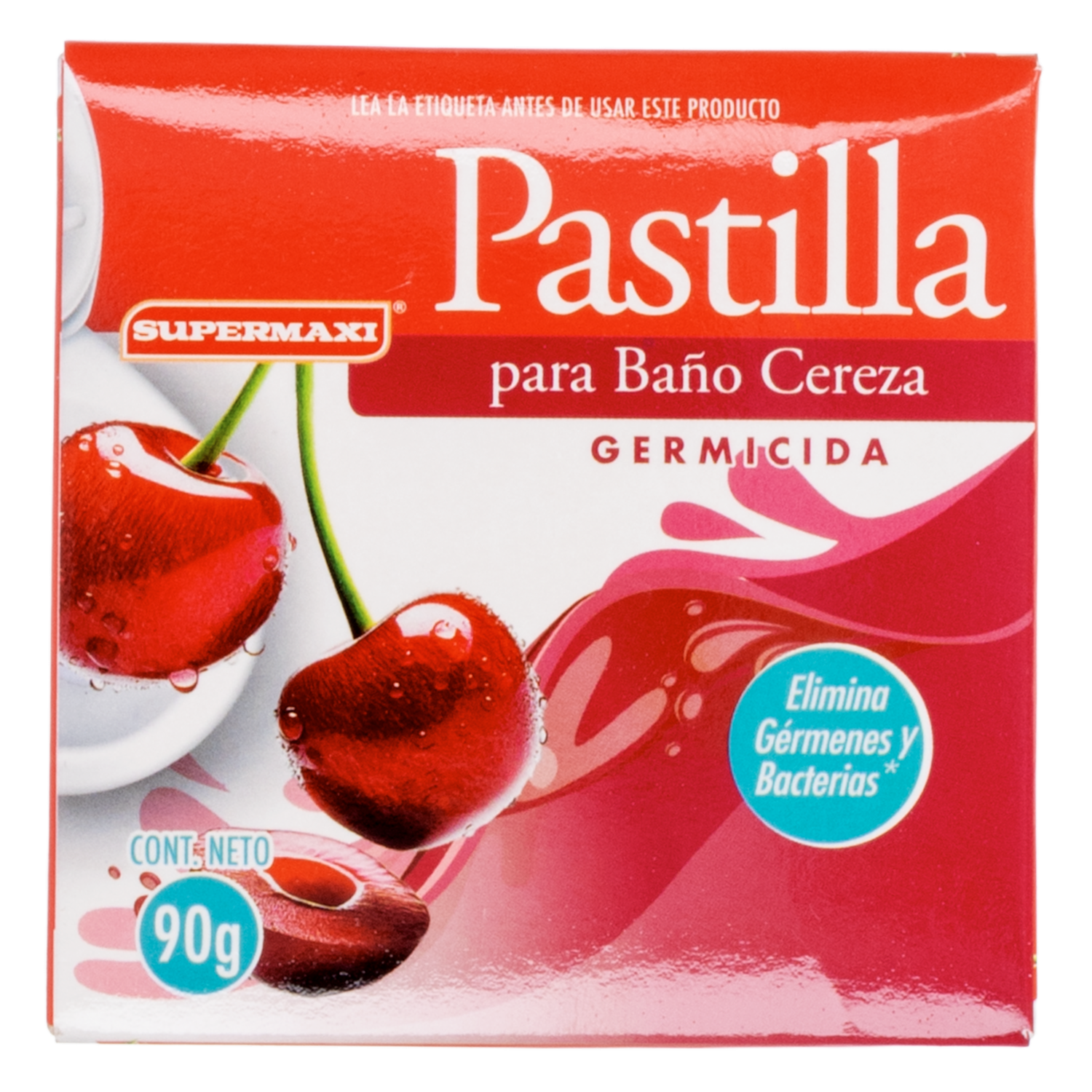 Pastilla Ambiental Para Baño Fragancia Cereza SUPERMAXI 95 G