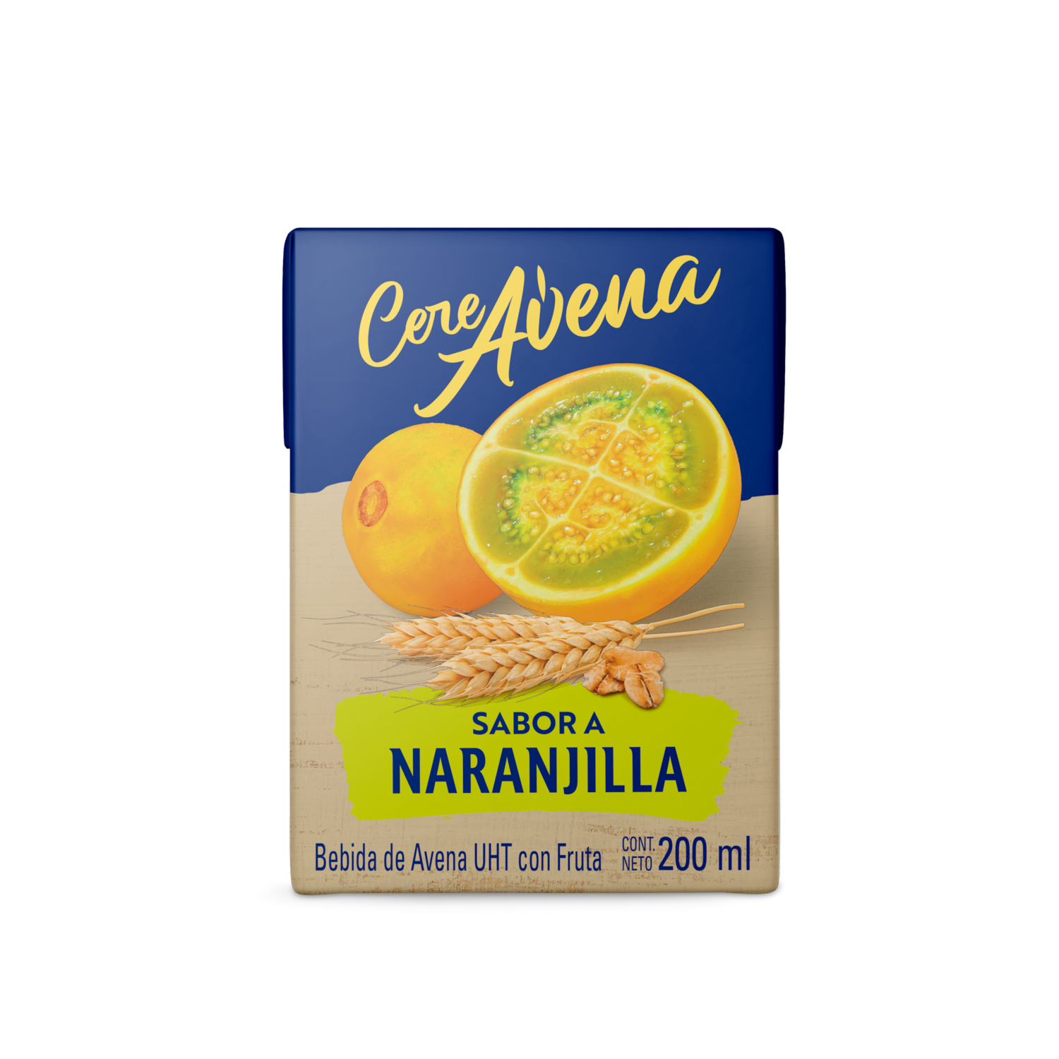 Avena Bebible Uht Con Naranjilla CEREAVENA 200 Ml