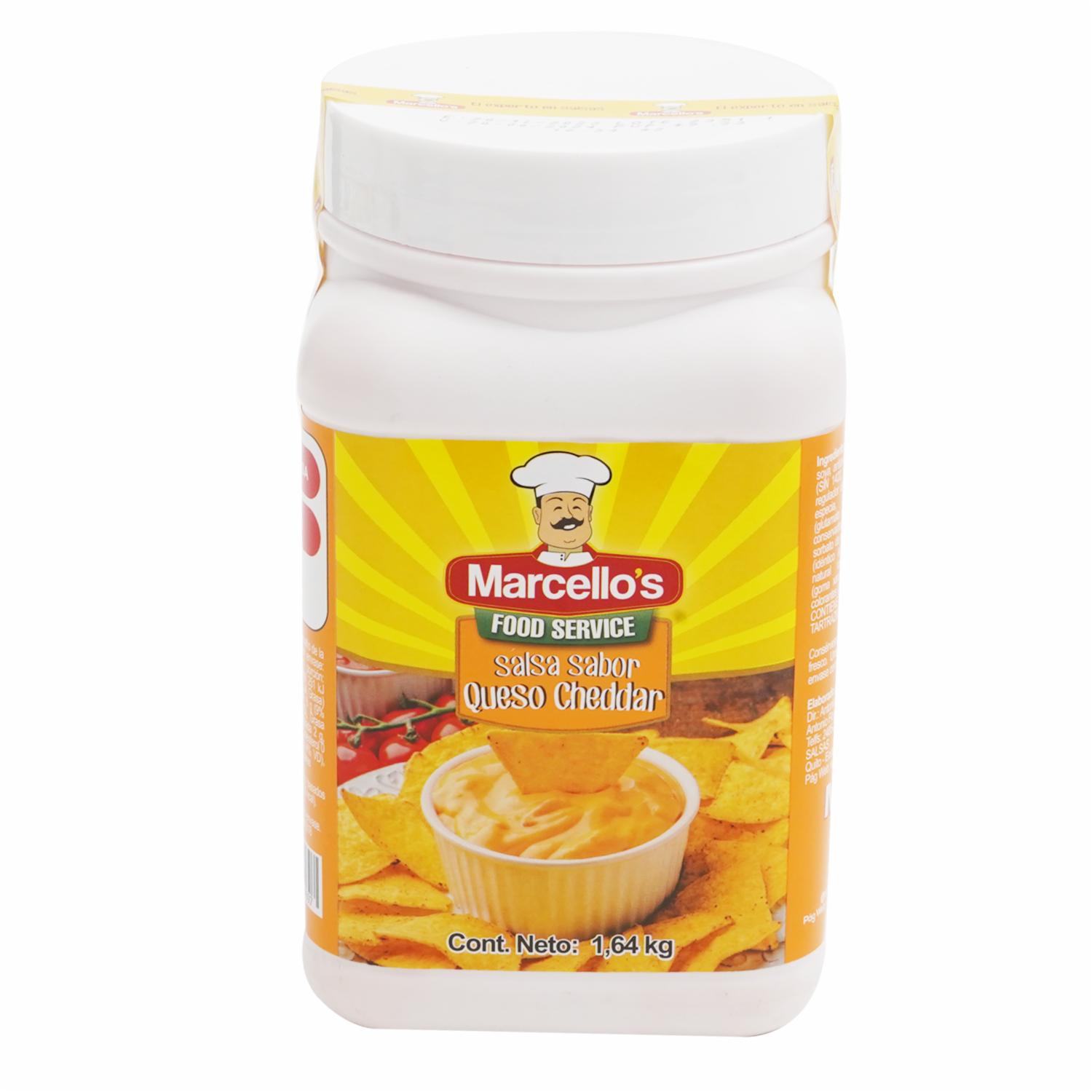 Salsa De Queso Cheddar MARCELLO’S 1640 G