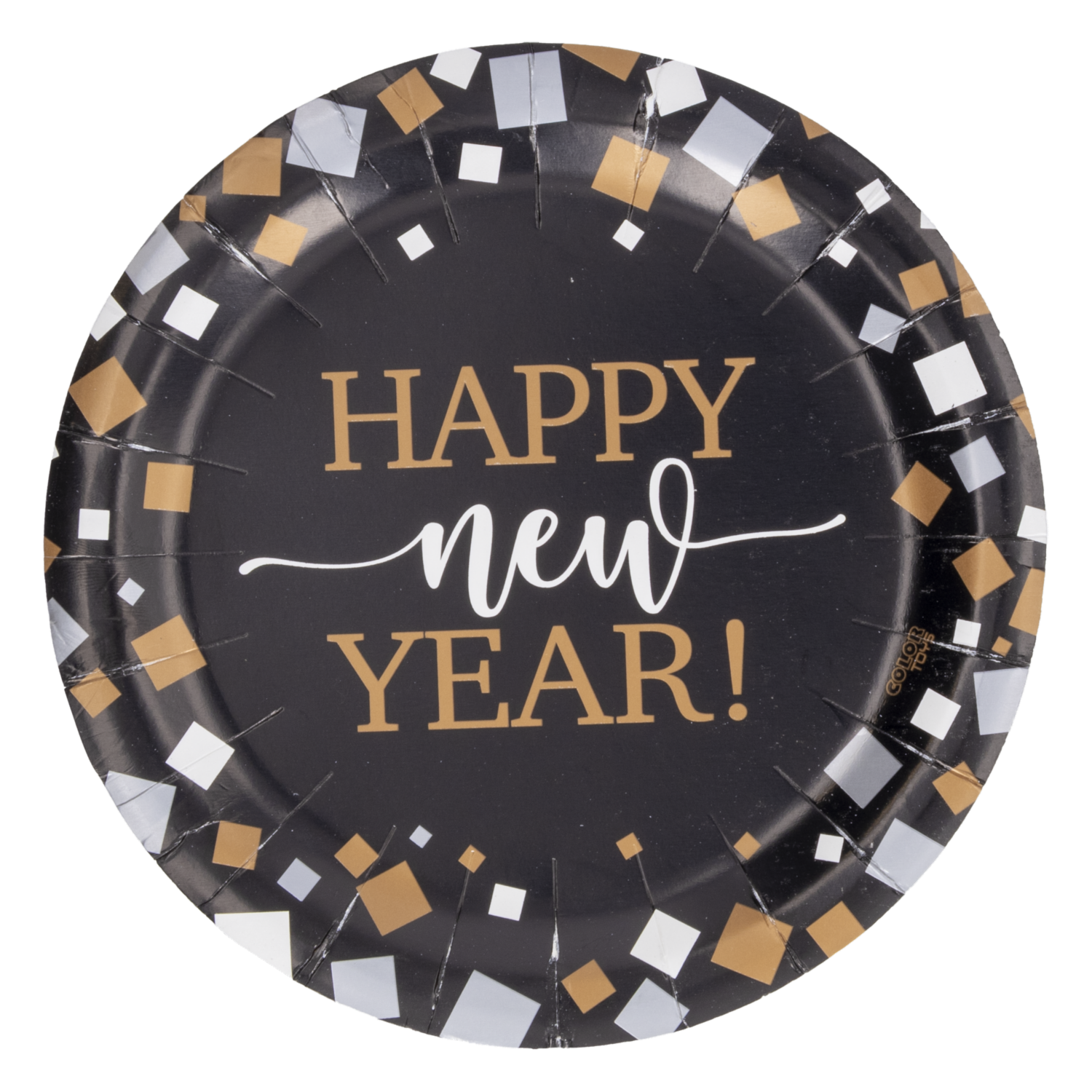 Plato Happy New Year Black COLOR TOYS 12 X 7″