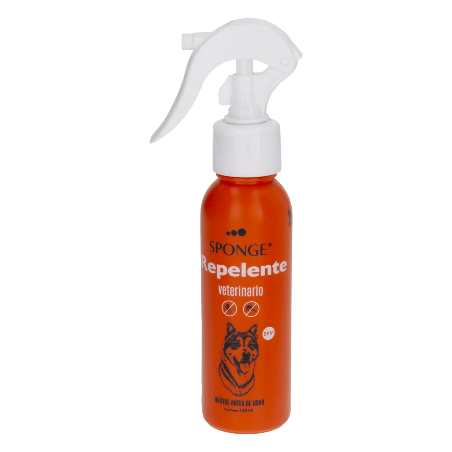 Repelente Para Mascotas Veterinario SPONGE 120 Ml