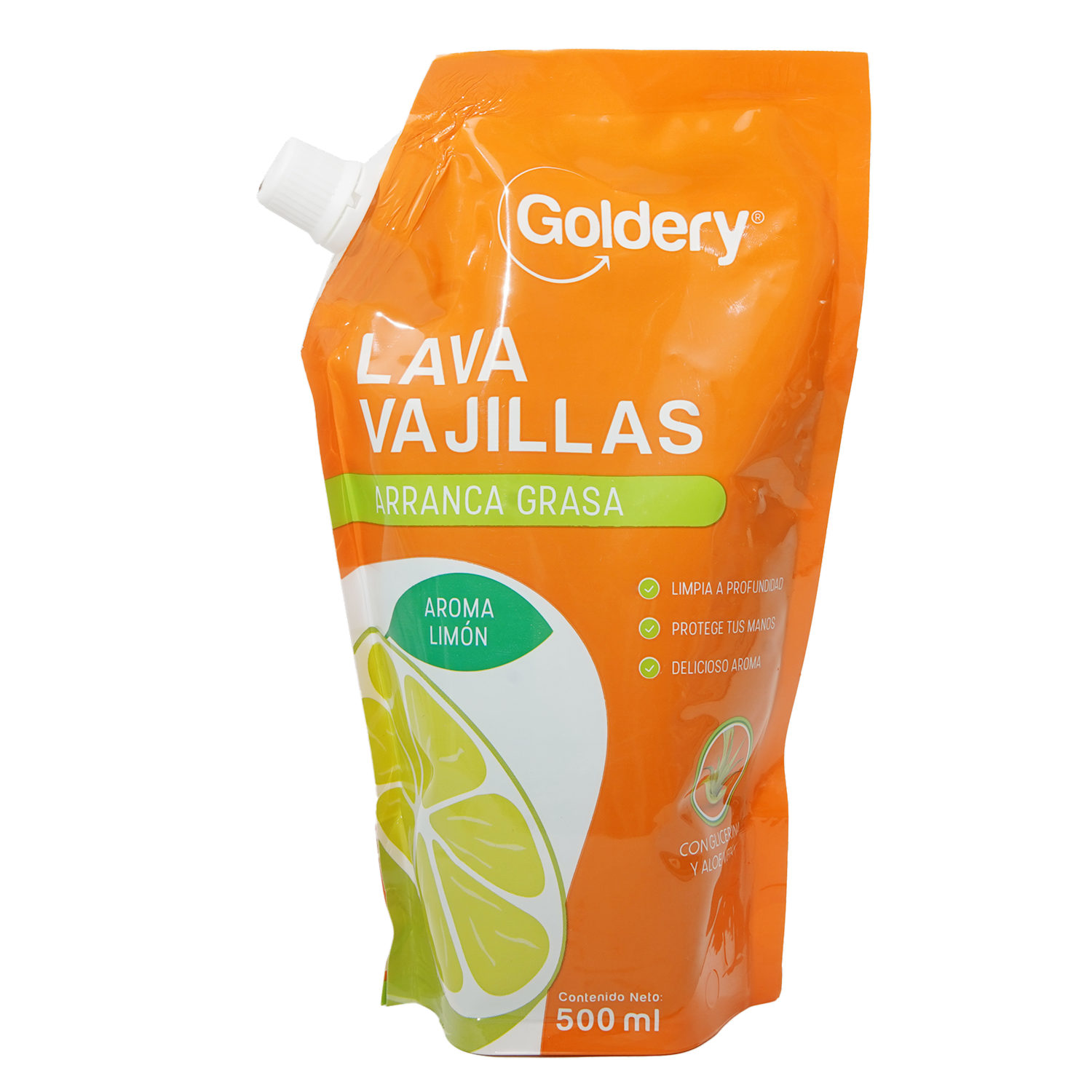Lavavajilla Limón GOLDERY Doypack 500 Ml