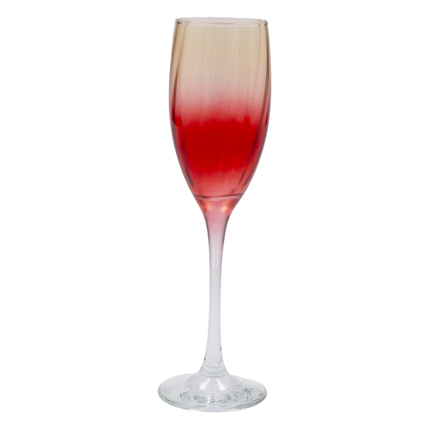 Copa De Champagne Dorado Con Rojo NADIR 190 Ml