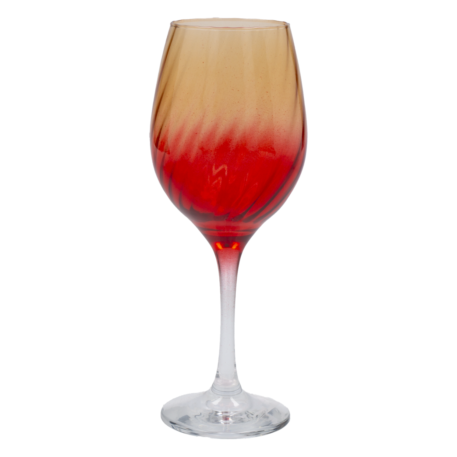 Copa De Vino Dorado Con Rojo NADIR 385 Ml