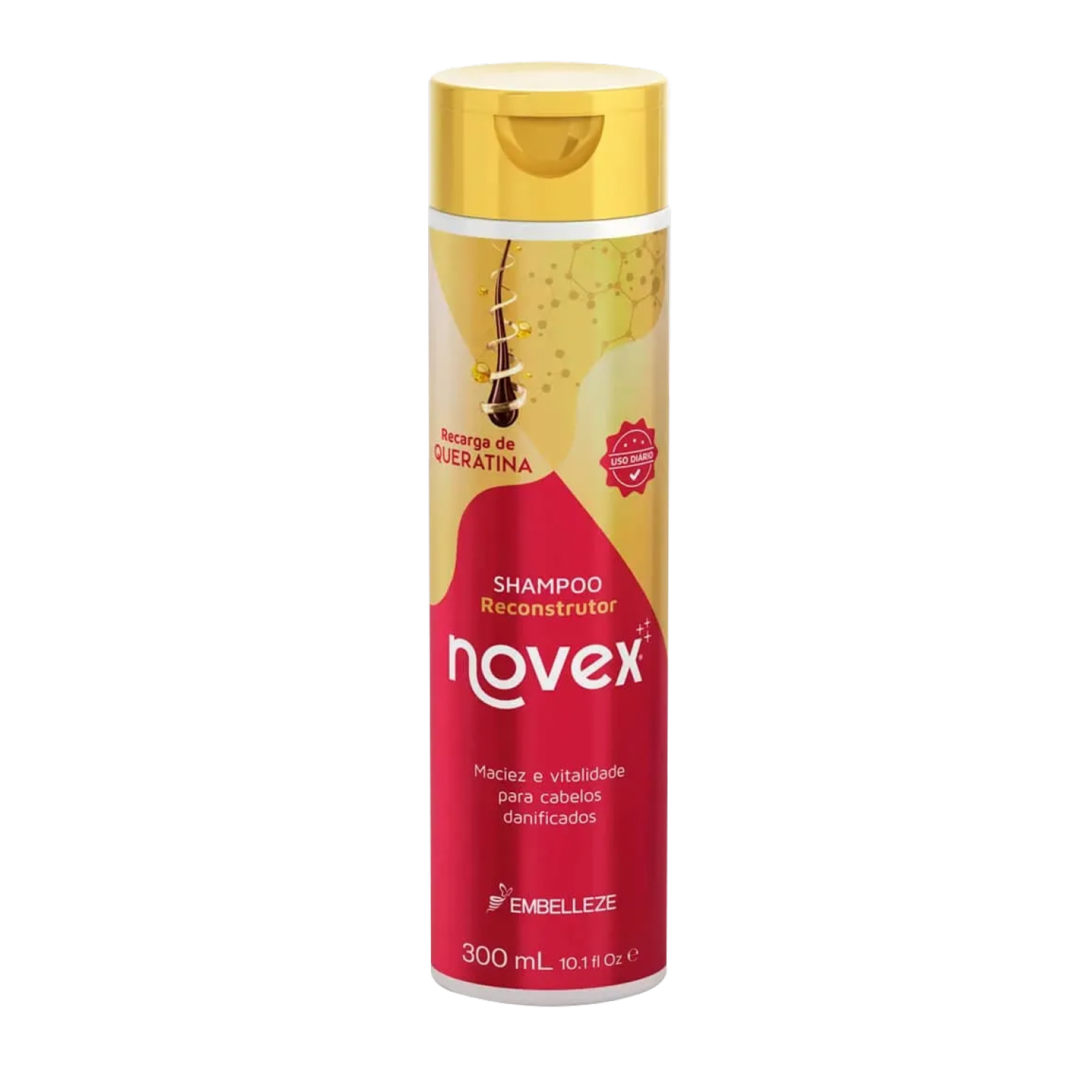 Shampoo De Cabello Reconstructor Recarga De Queratina NOVEX 300 Ml