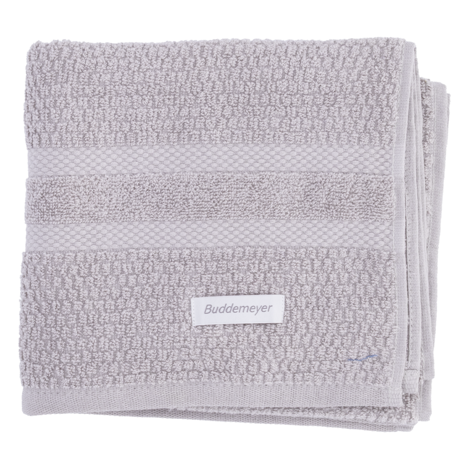Toalla De Cara Vanilla Extra Soft 410G Gris BUDDEMEYER 50X30 Cm