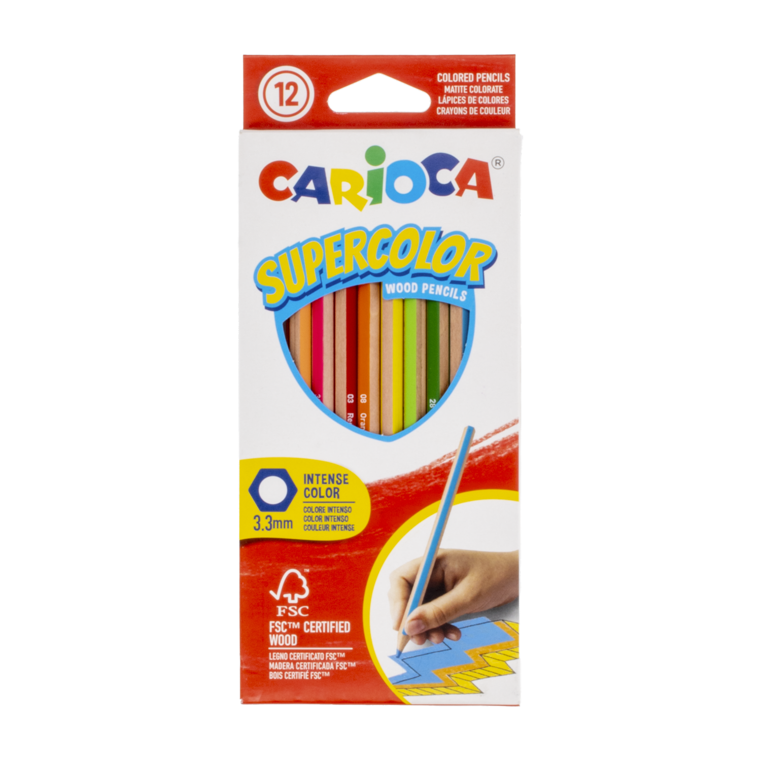 Lapices De Colores Supercolor CARIOCA X 12 Uds
