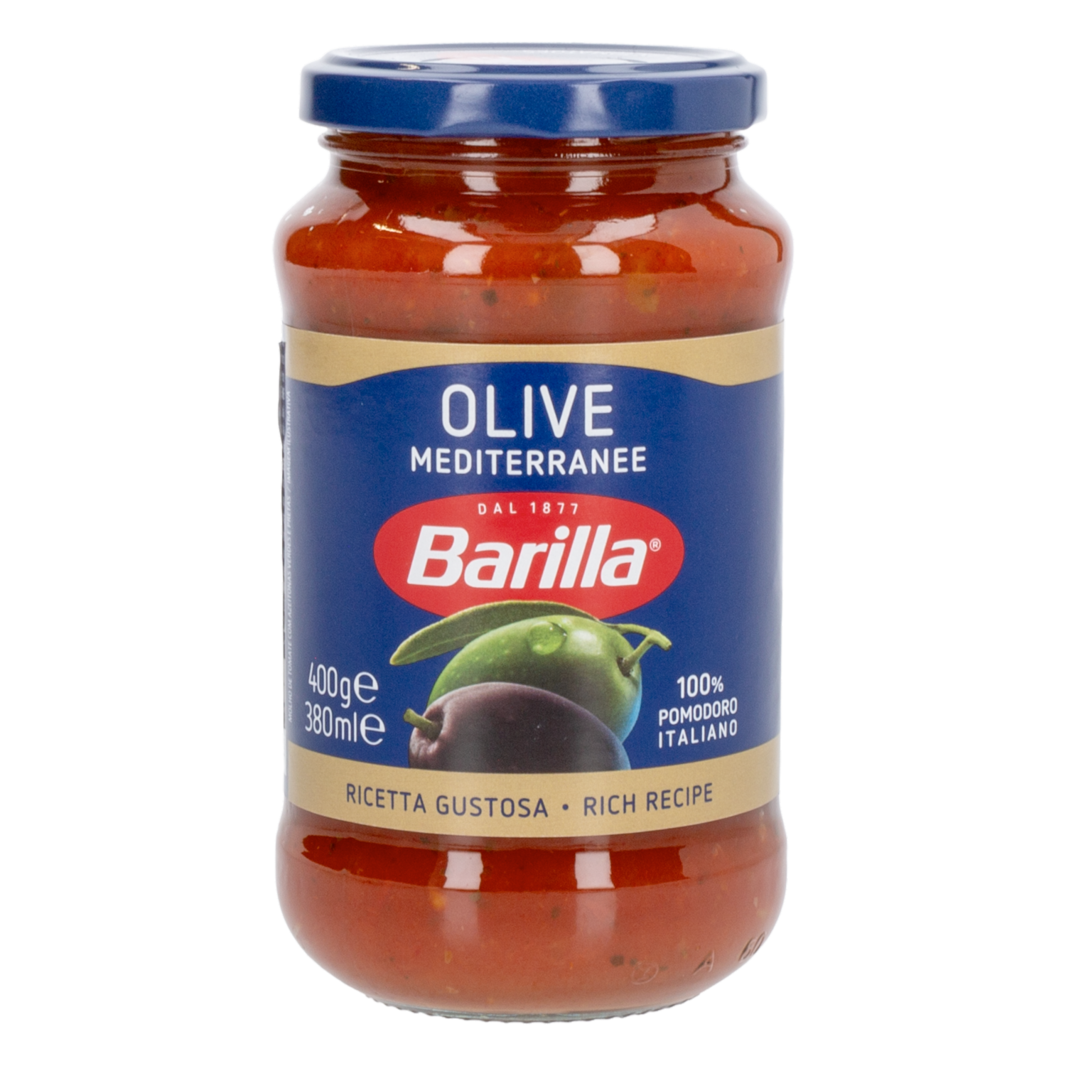 Salsa Base De Tomate Y Aceitunas BARILLA 400 G