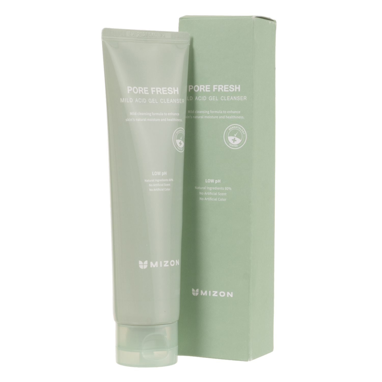 Limpiador Facial En Gel De Ácido Suave Refrescante Para Poros MIZON 150 Ml