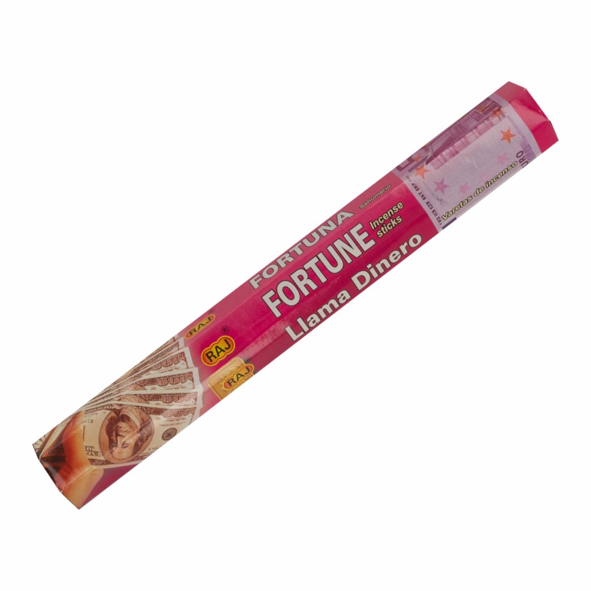 Incienso Hexagonal Fortuna RAJ X 20 Uds