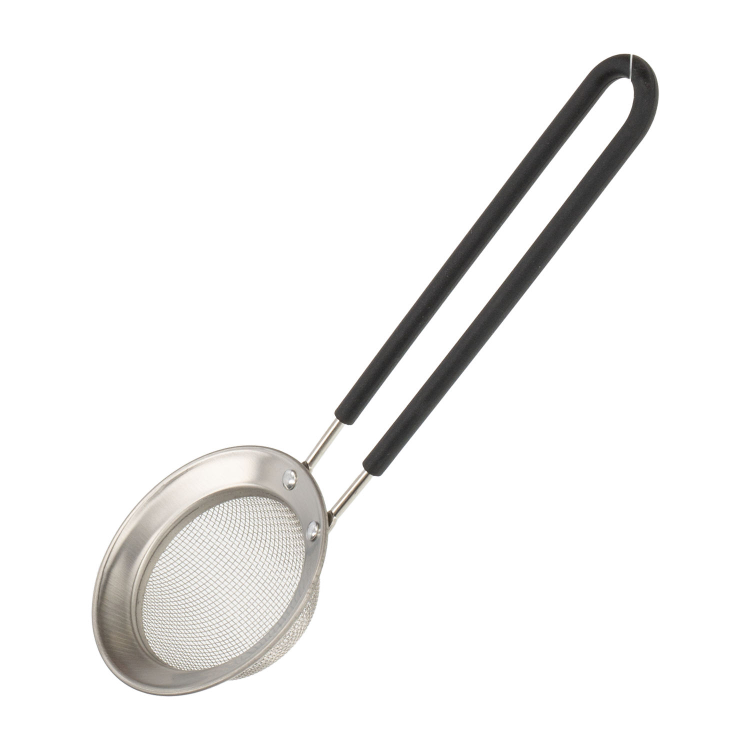 Colador Metálico Con Mango Gris FREE HOME Unidad