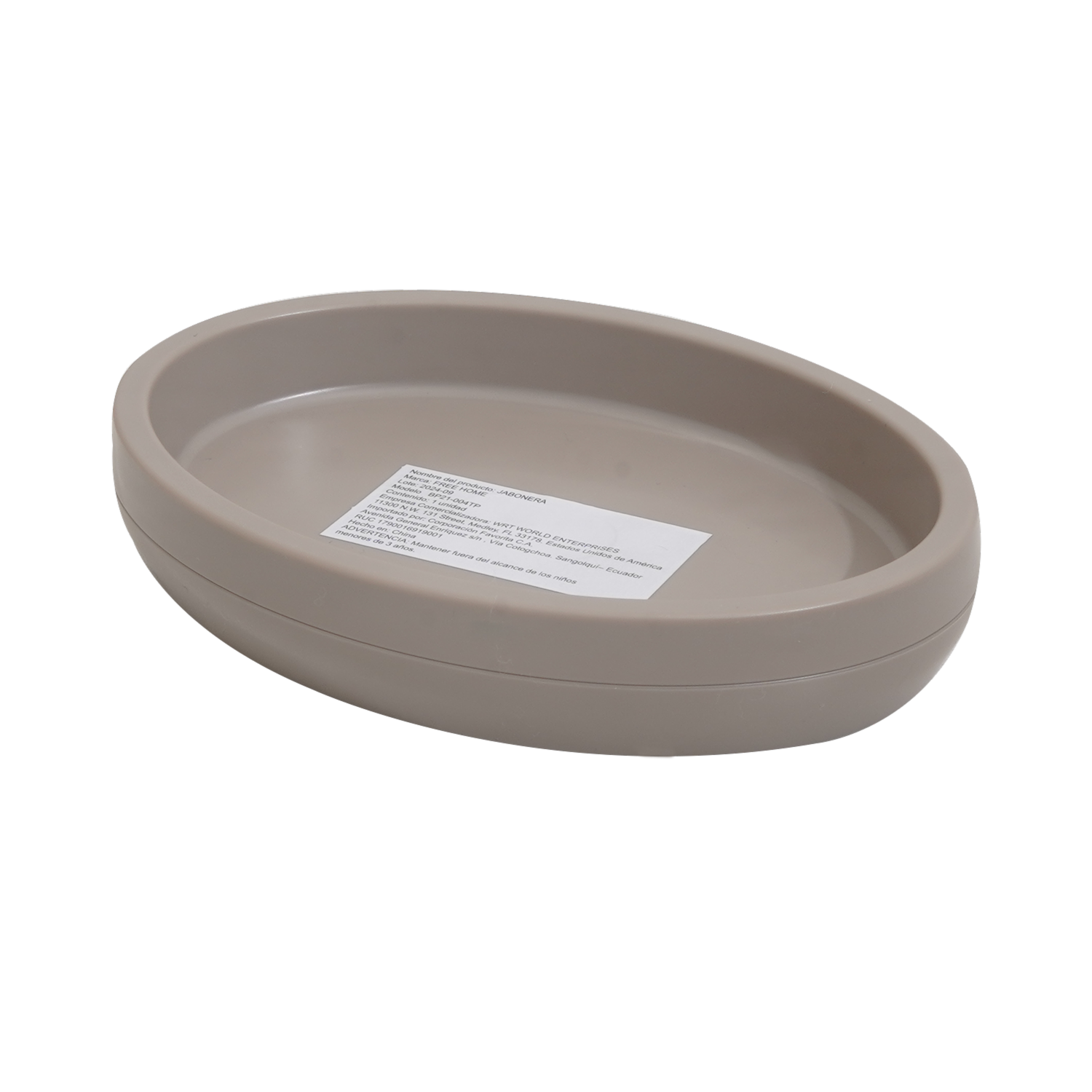 Jabonera Taupe Color Studio FREE HOME 1 Pieza