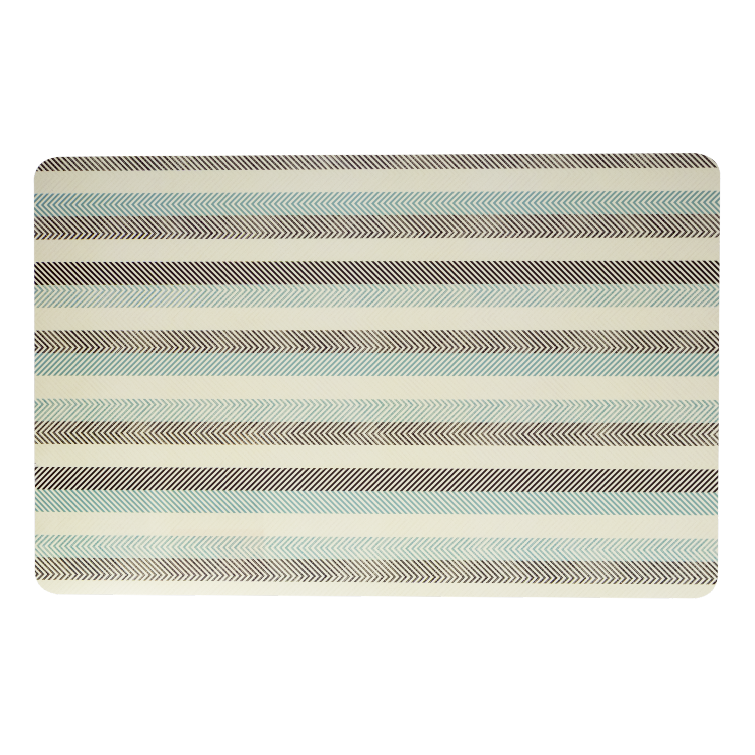 Individual Lineas Azul Y Gris FREE HOME 43.5X28 CM