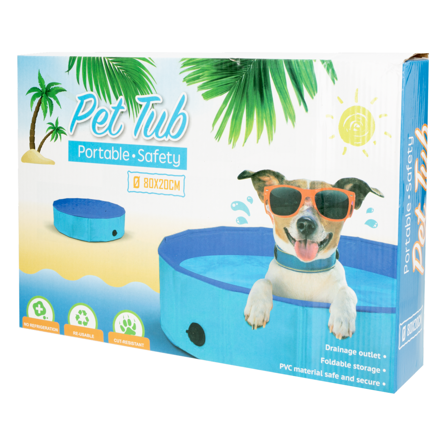 Piscina Para Mascotas LEADER PET 80x20CM
