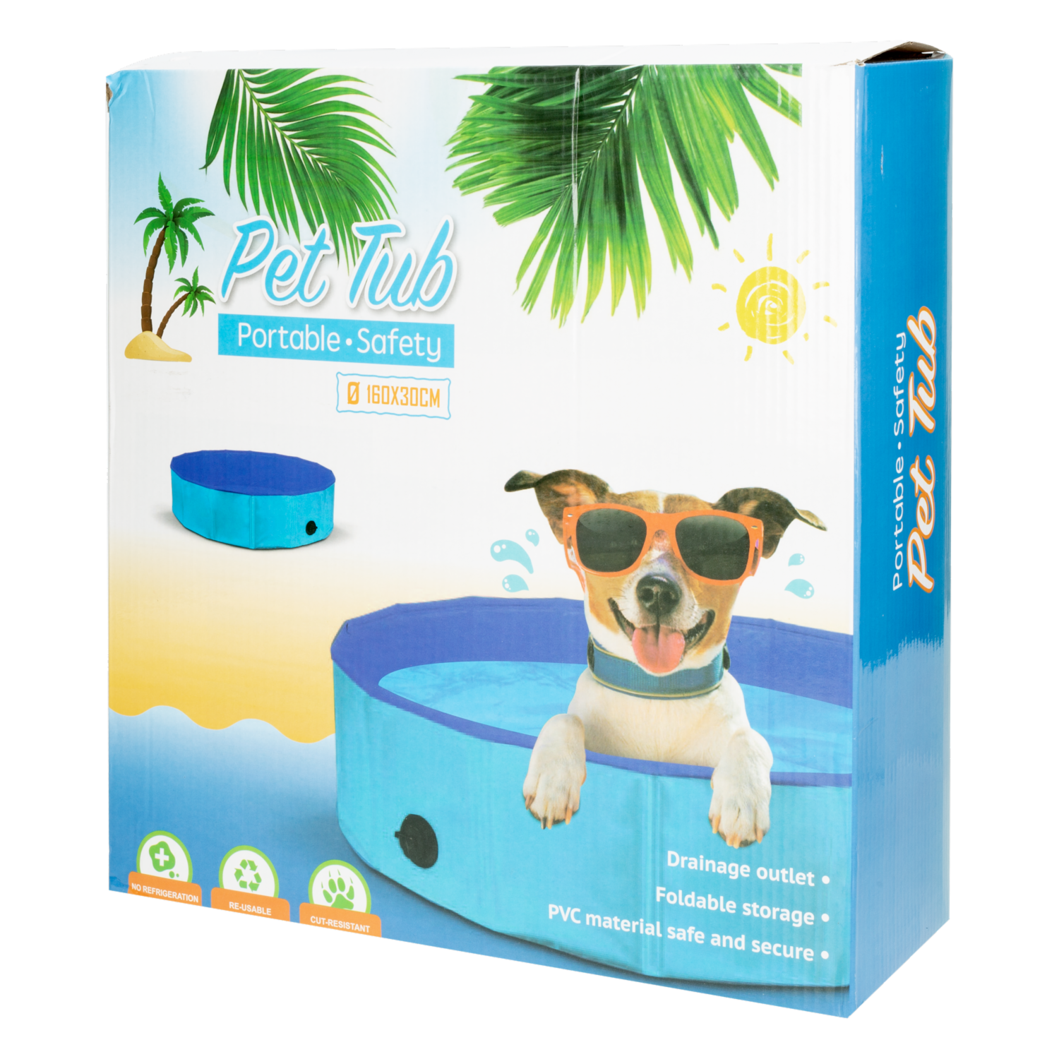 Piscina Para Mascotas LEADER PET 160x30CM