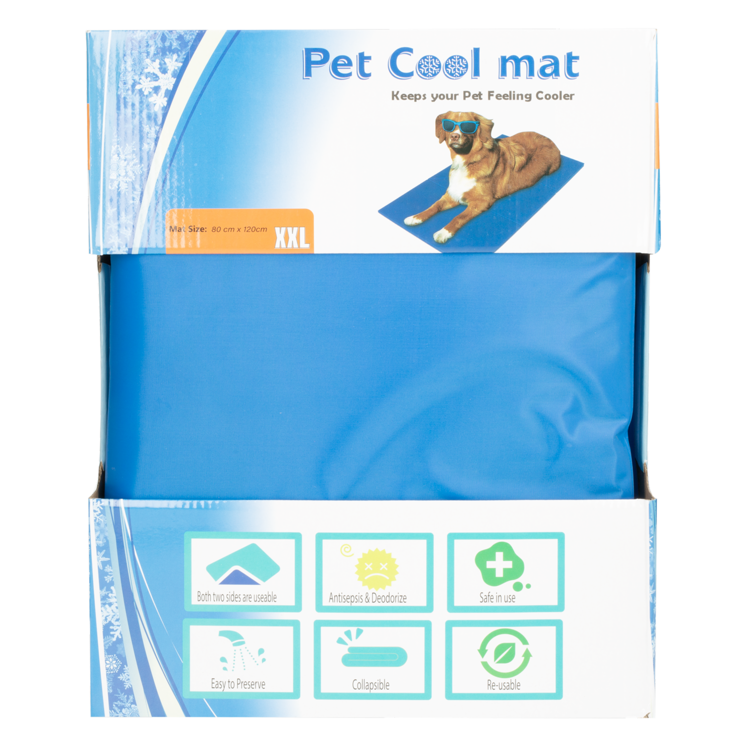 Tapete Para Mascota De Gel LEADER PET 80x120CM