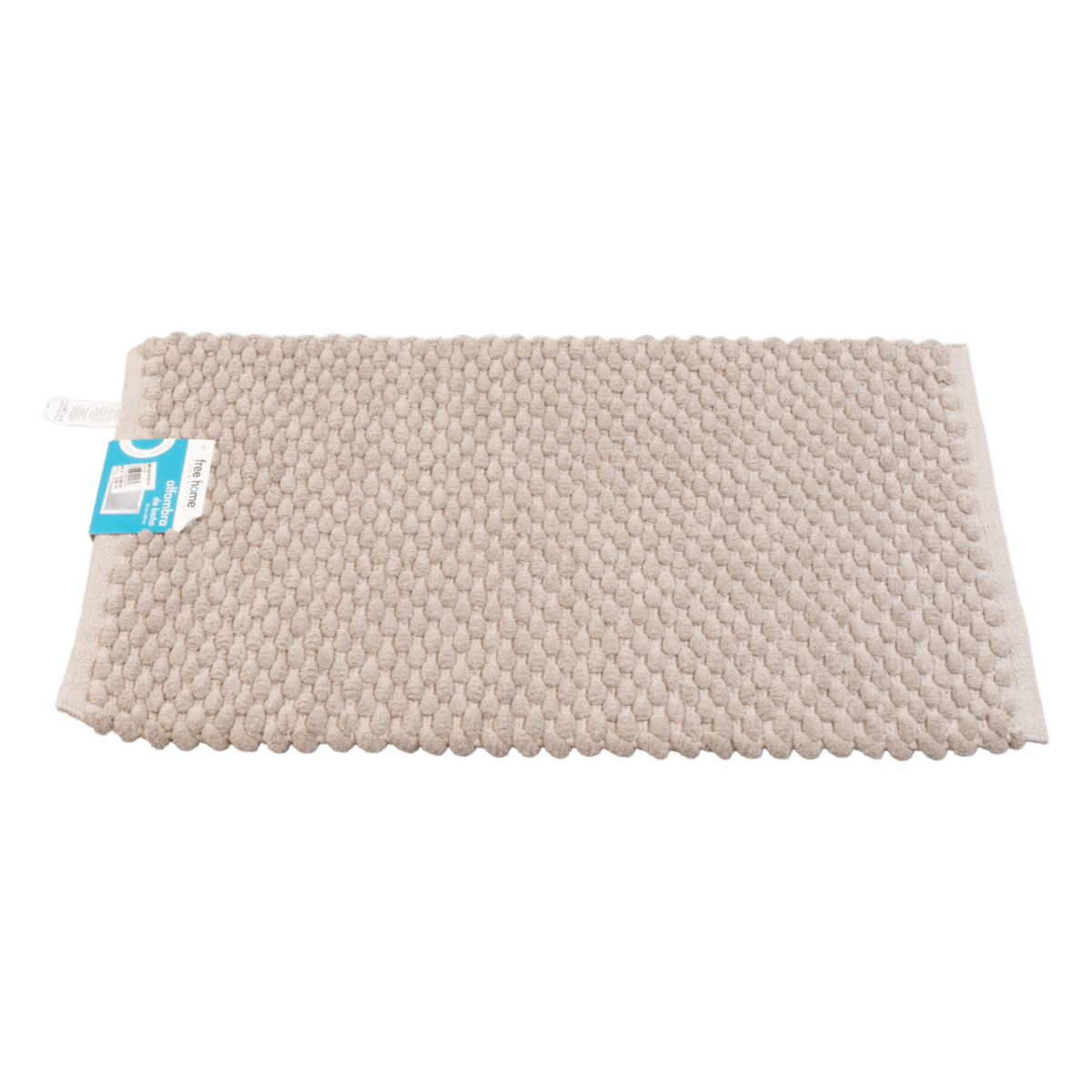 Alfombra De Baño Afra Gris Claro FREE HOME 80X50 Cm