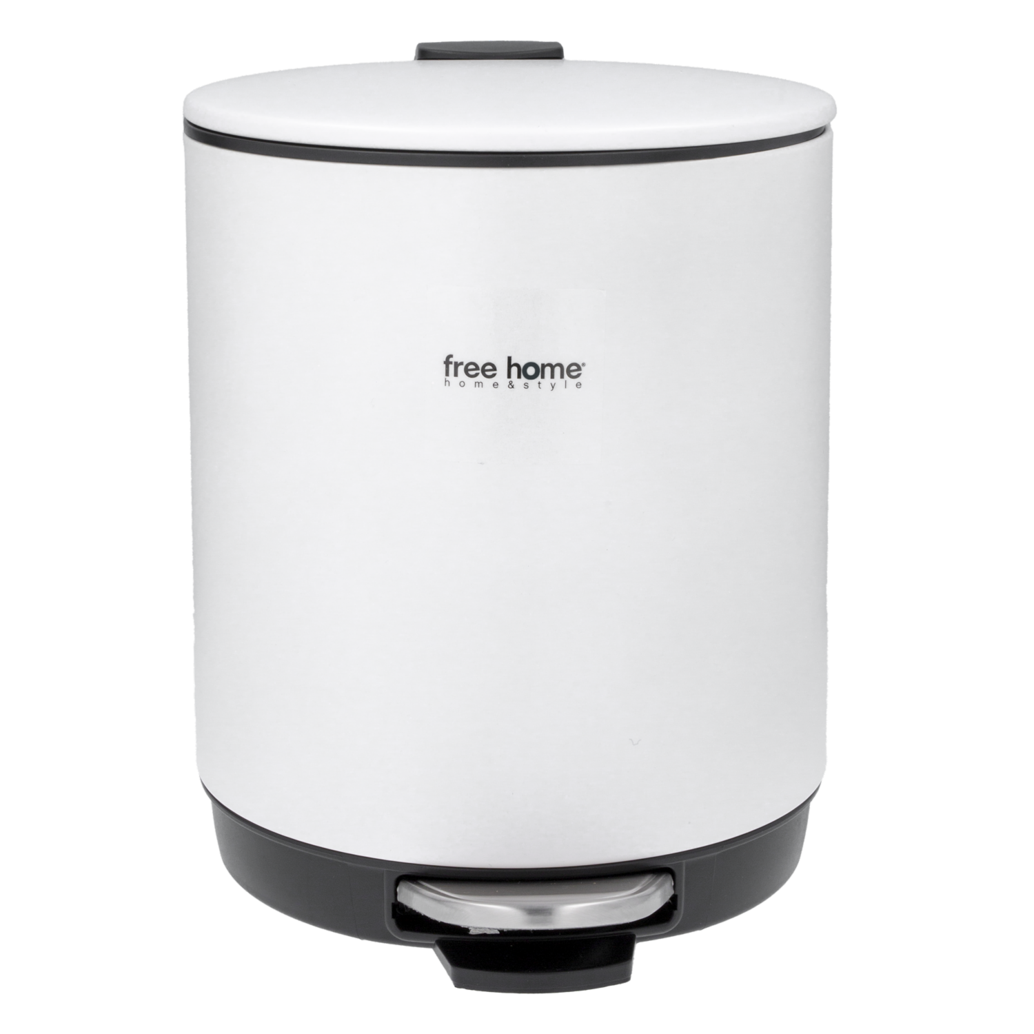 Basurero Semimate Blanco FREE HOME 5 Litros