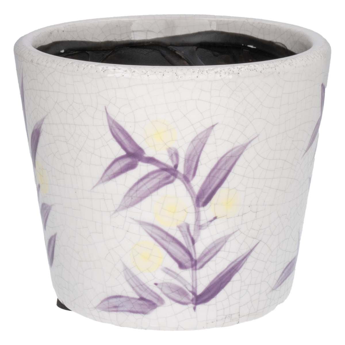 Maceta De Cerámica Flores Mix FREE HOME 1 Pieza