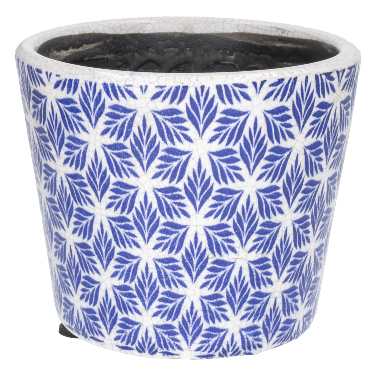Maceta De Cerámica Azul Mix FREE HOME 1 Pieza