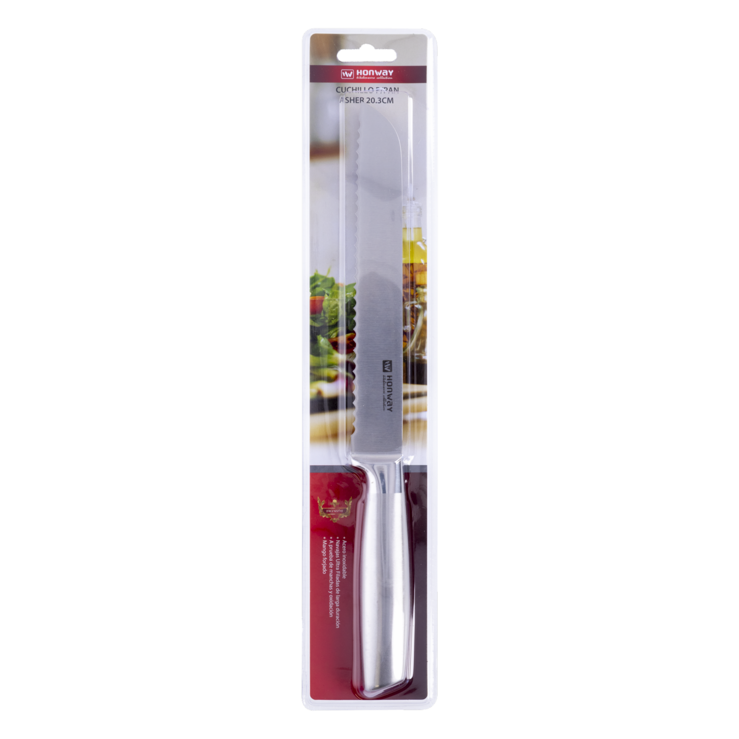 Cuchillo Para Pan Asher HONWAY 20.3 Cm