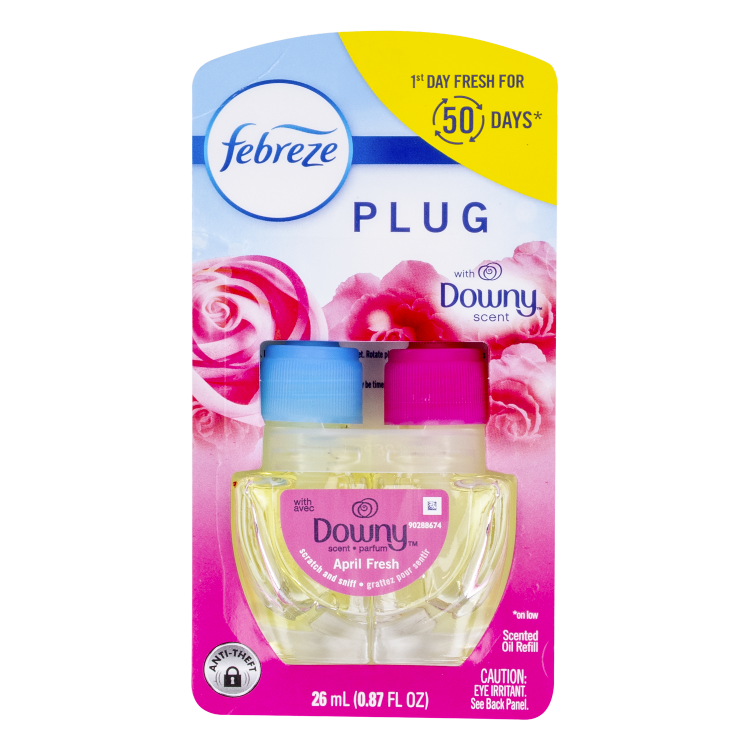 Ambientador En Aceite Fragancia Abril Fresco Downy Plug Repuesto FEBREZE 26 Ml