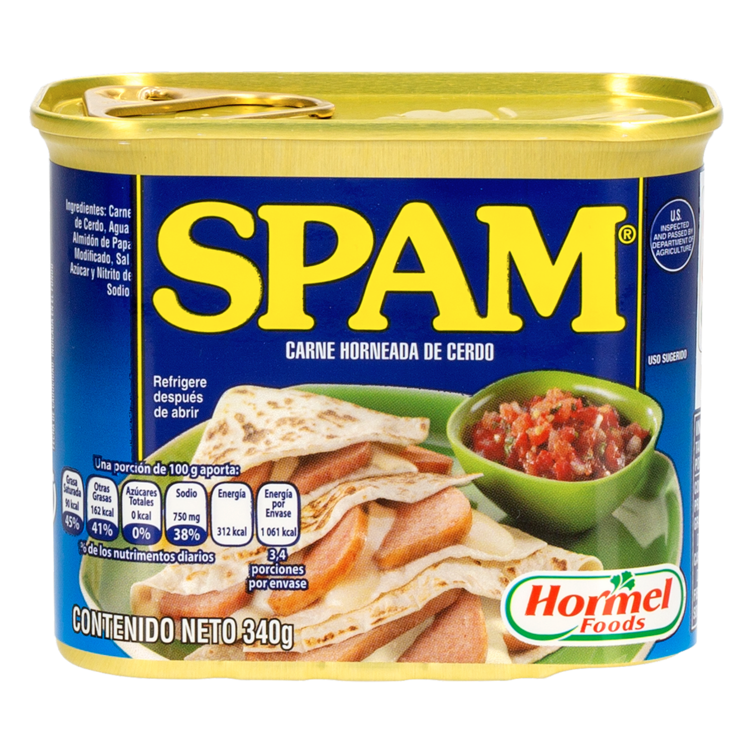 Carne De Cerdo Horneada Enlatada SPAM 340 G
