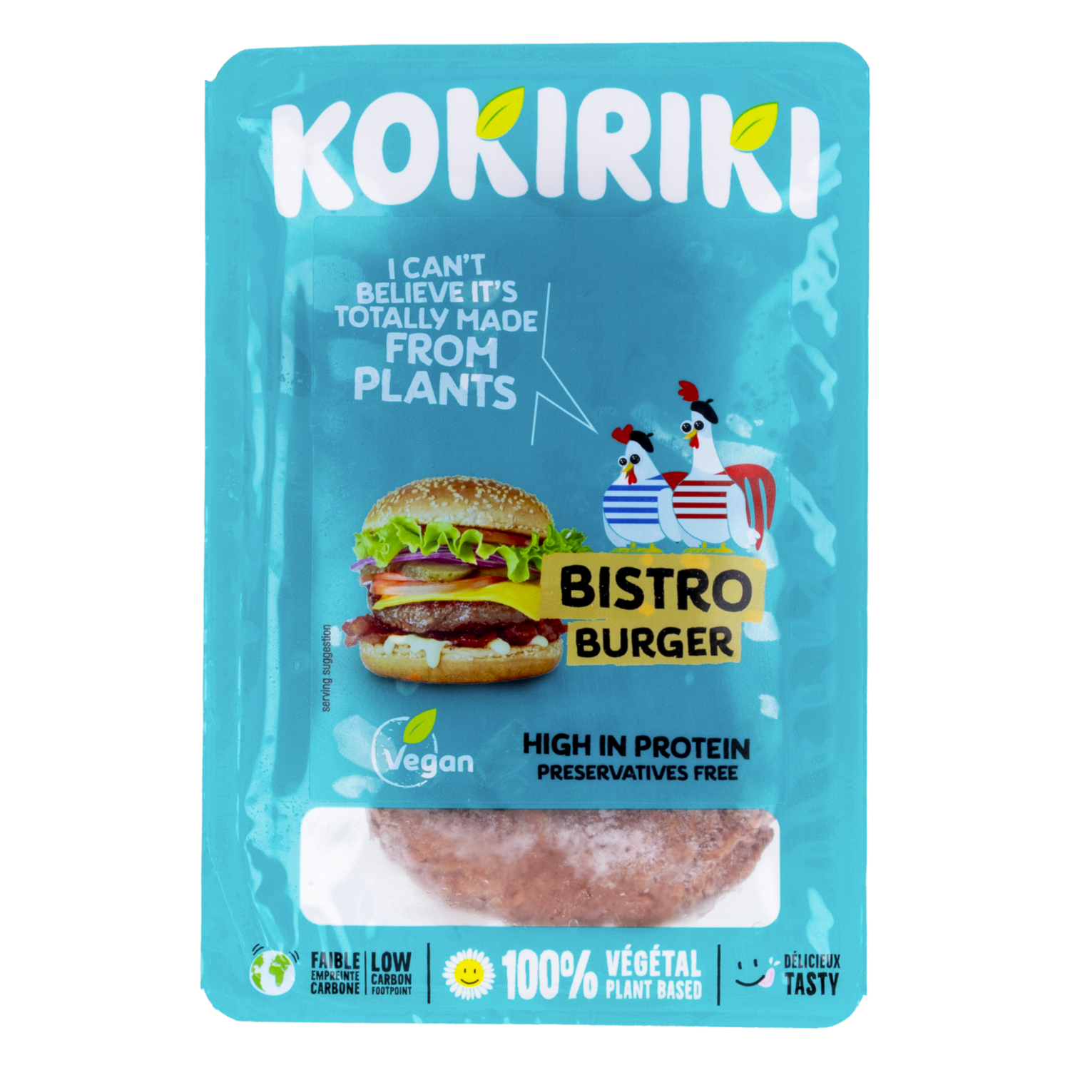 Hamburguesa Vegana Bistro Burger KOKIRIKI 226 G