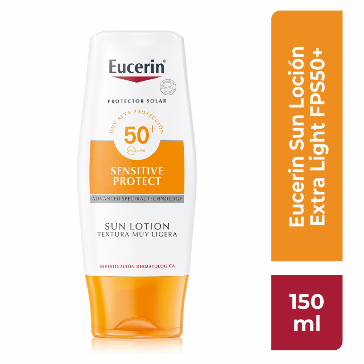 Protector Solar Loción Sensitive Protect Spf +50 EUCERIN 150 Ml