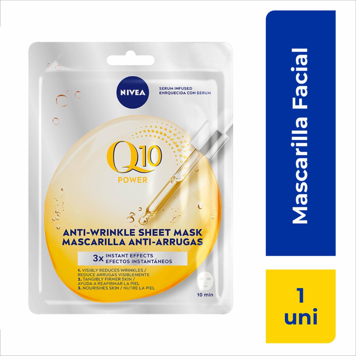 Mascarilla Facial Q10 Power Anti Edad 3 En 1 NIVEA Unidad